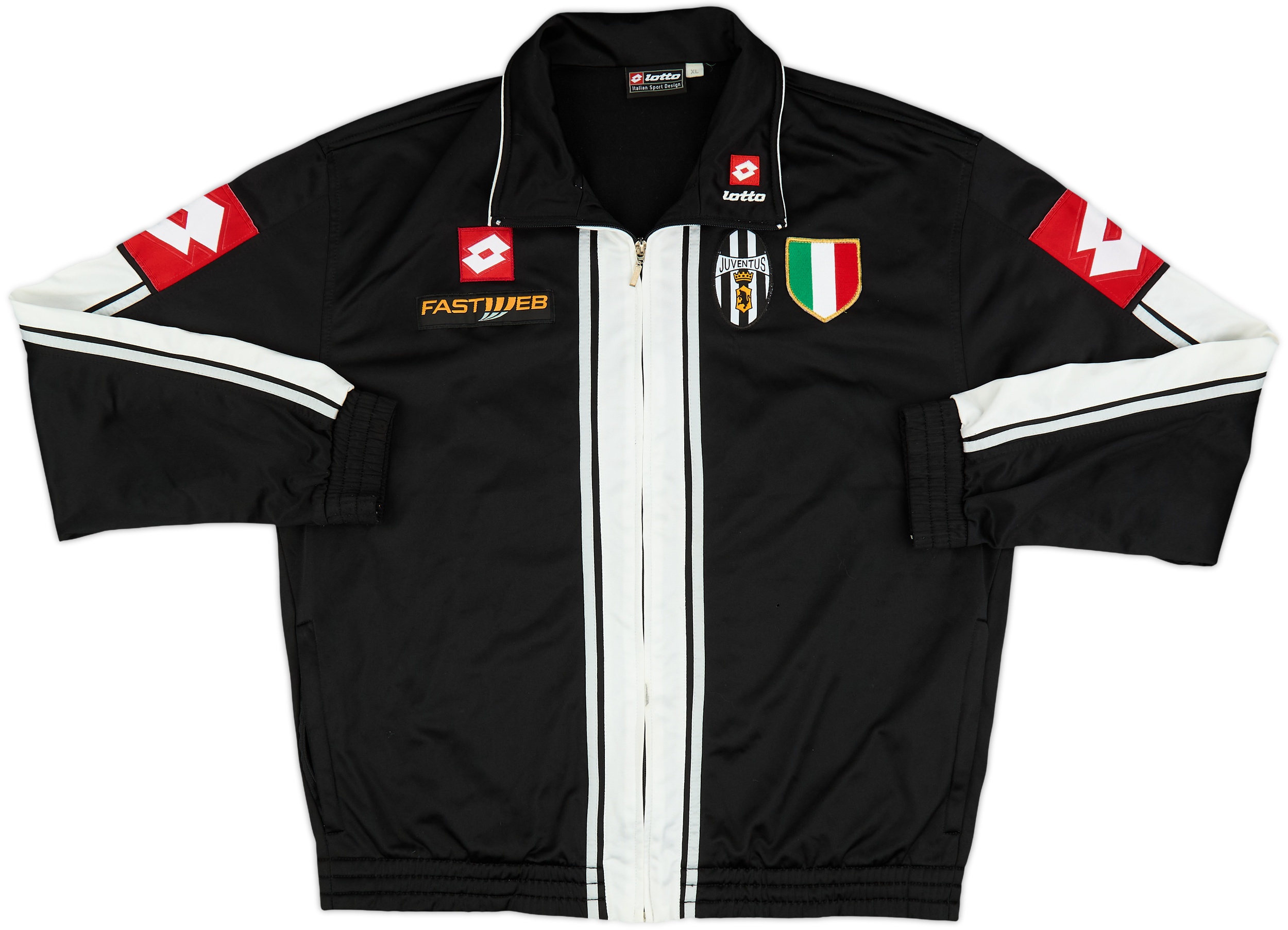 タ*ル様 レア品 1点物 Lotto Juventus ジャージ 黒 セットアッ 081225848612-