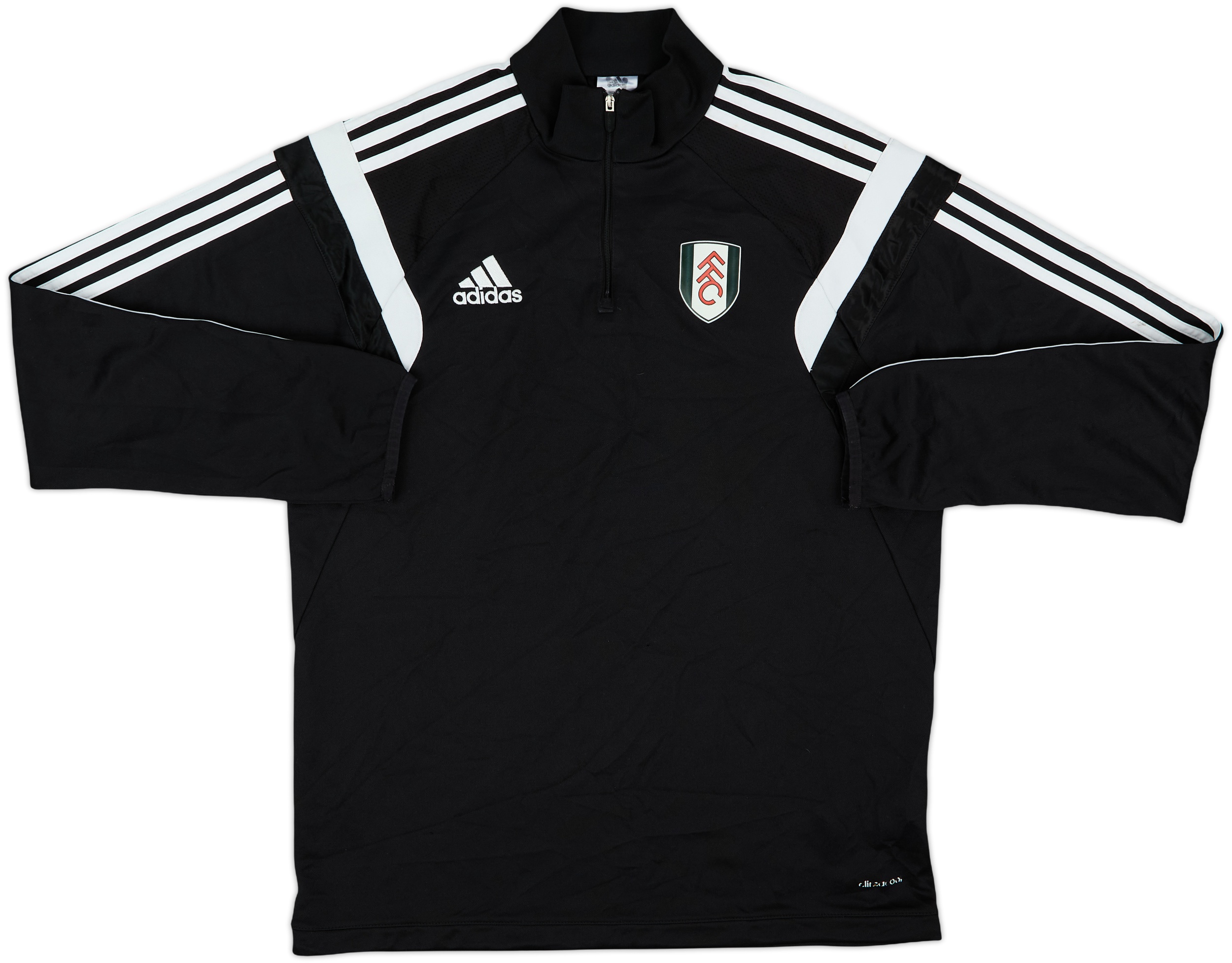 2014-15 Fulham adidas 1/4 Zip Drill Top - 7/10 - (L)