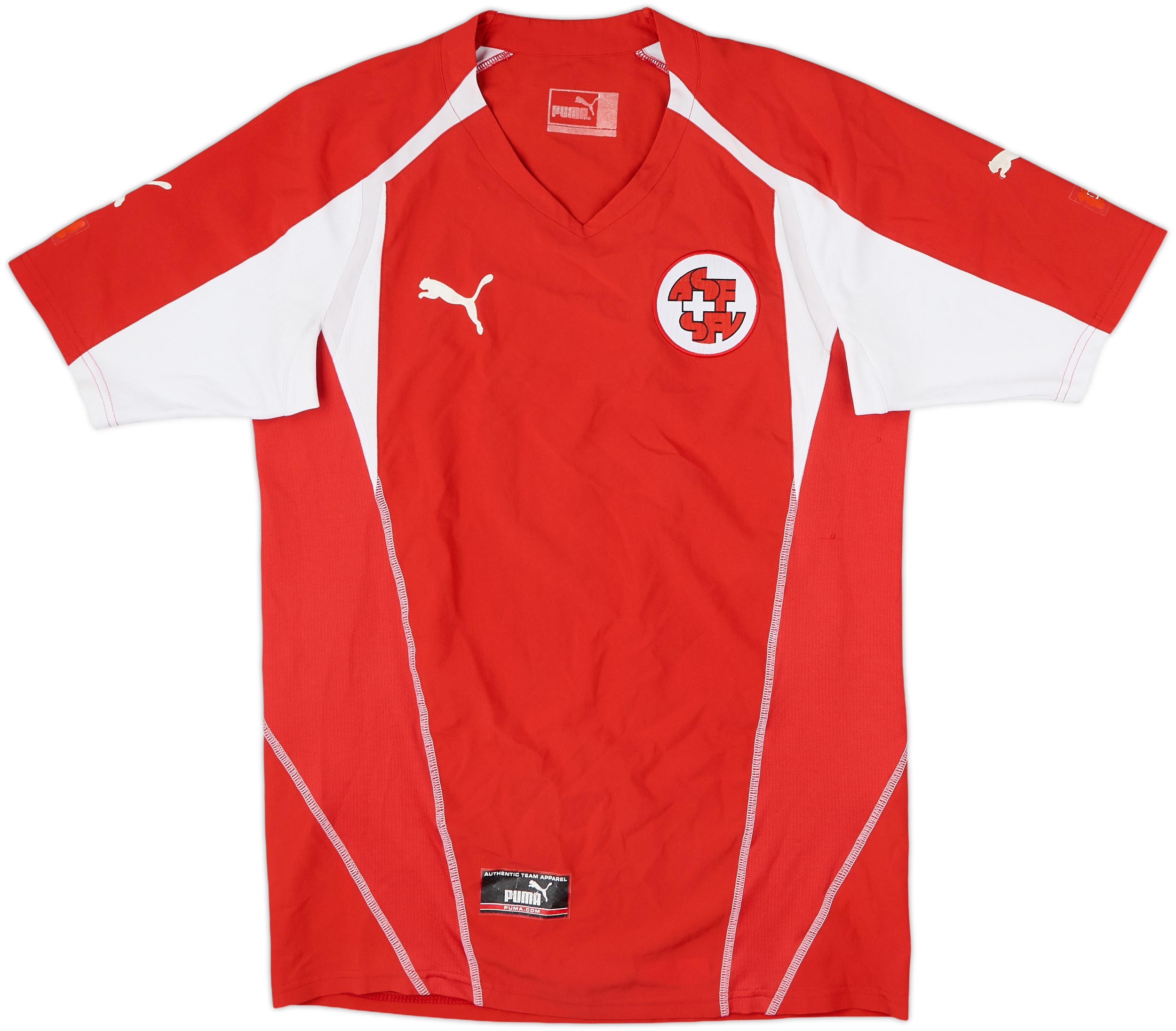 PUMA ハンブルガーSV ユニフォーム 05/06 2004-06 Switzerland Home Shirt - 5/10 - (S)