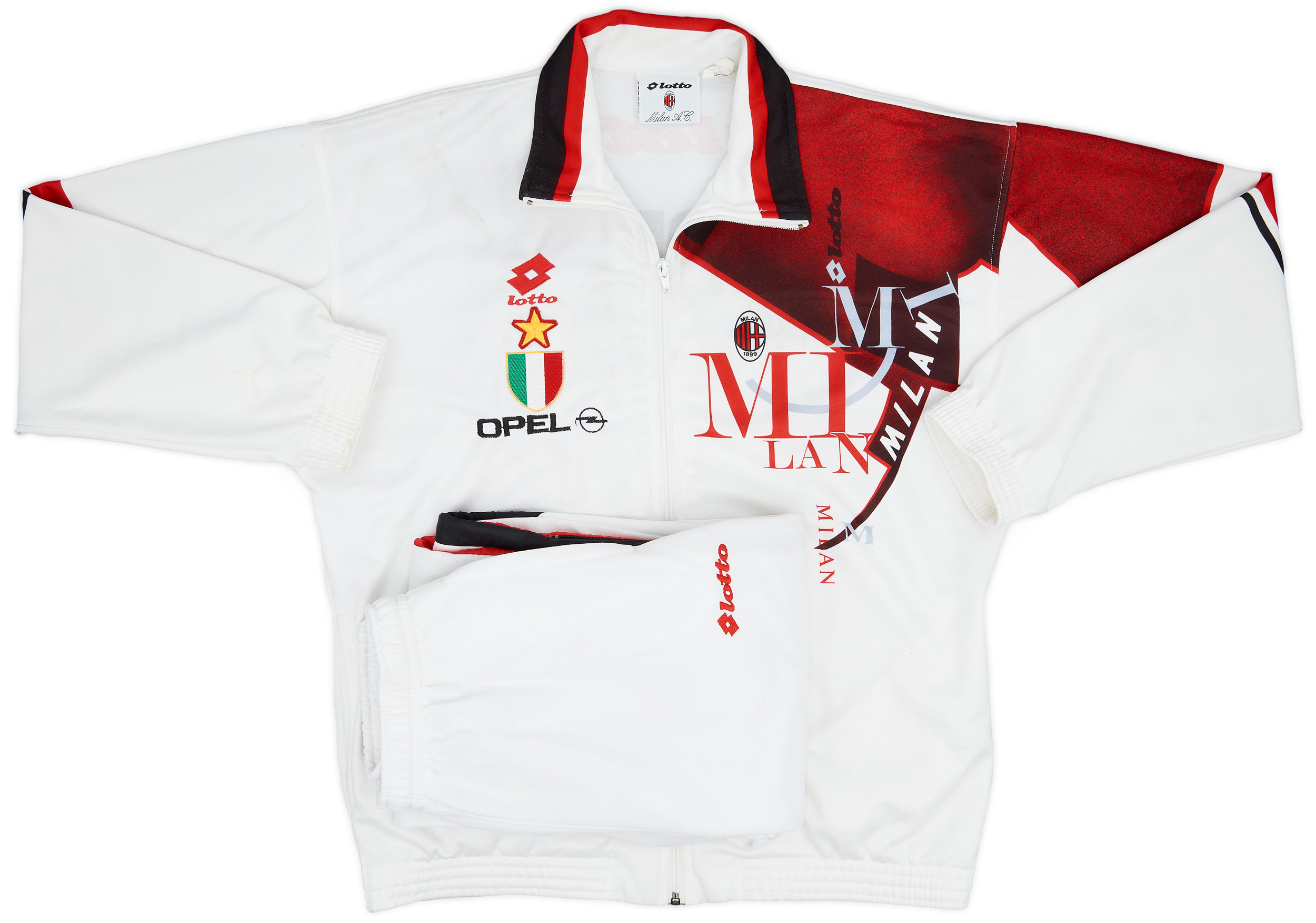 AC Milan Football Shirt 1993-1994 Jersey Lotto size L | eBay