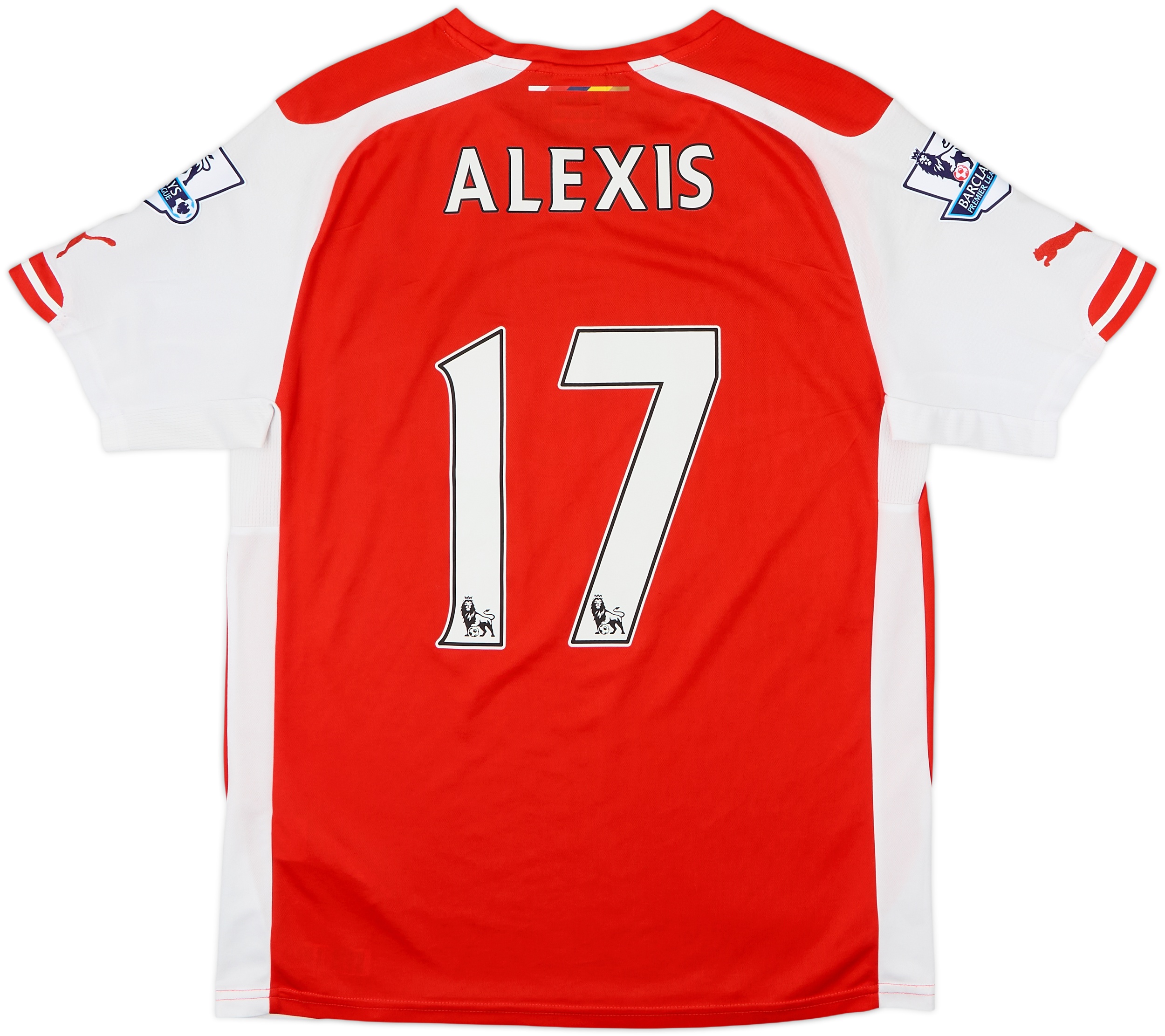 2014-15 Arsenal Home Shirt Alexis #17 - 6/10 - (M)