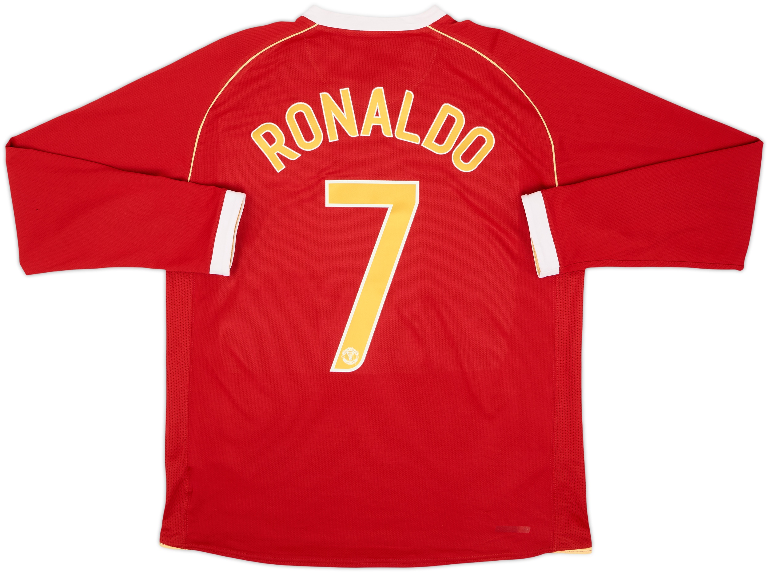 2006-07 Manchester United Home L/S Shirt Ronaldo #7 - 6/10 - (L)