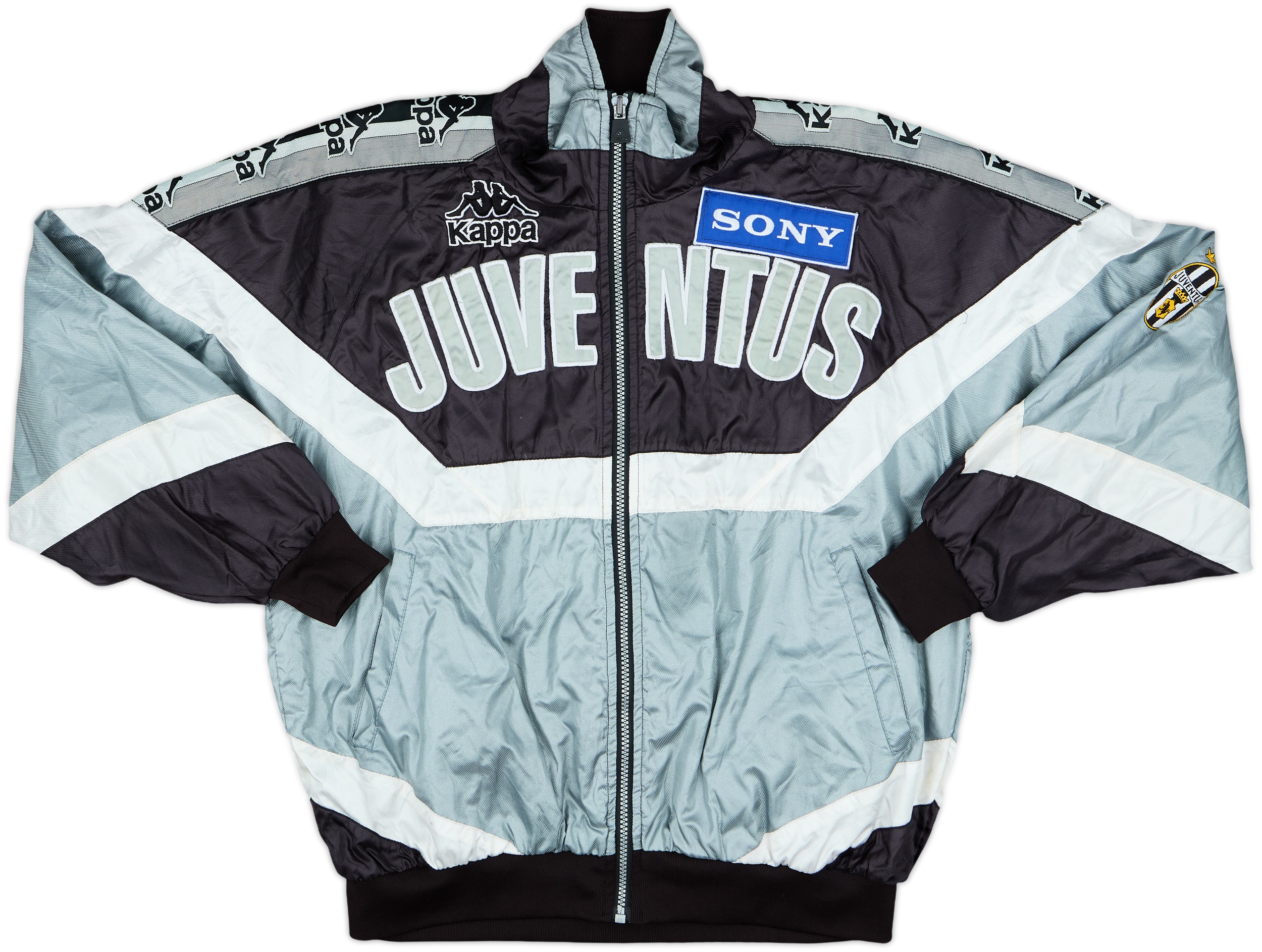 Kappa96/97” Juventus ウインドジャケット/コート？3L 1995-97 Juventus Kappa Track Jacket - 8/10 - (S)
