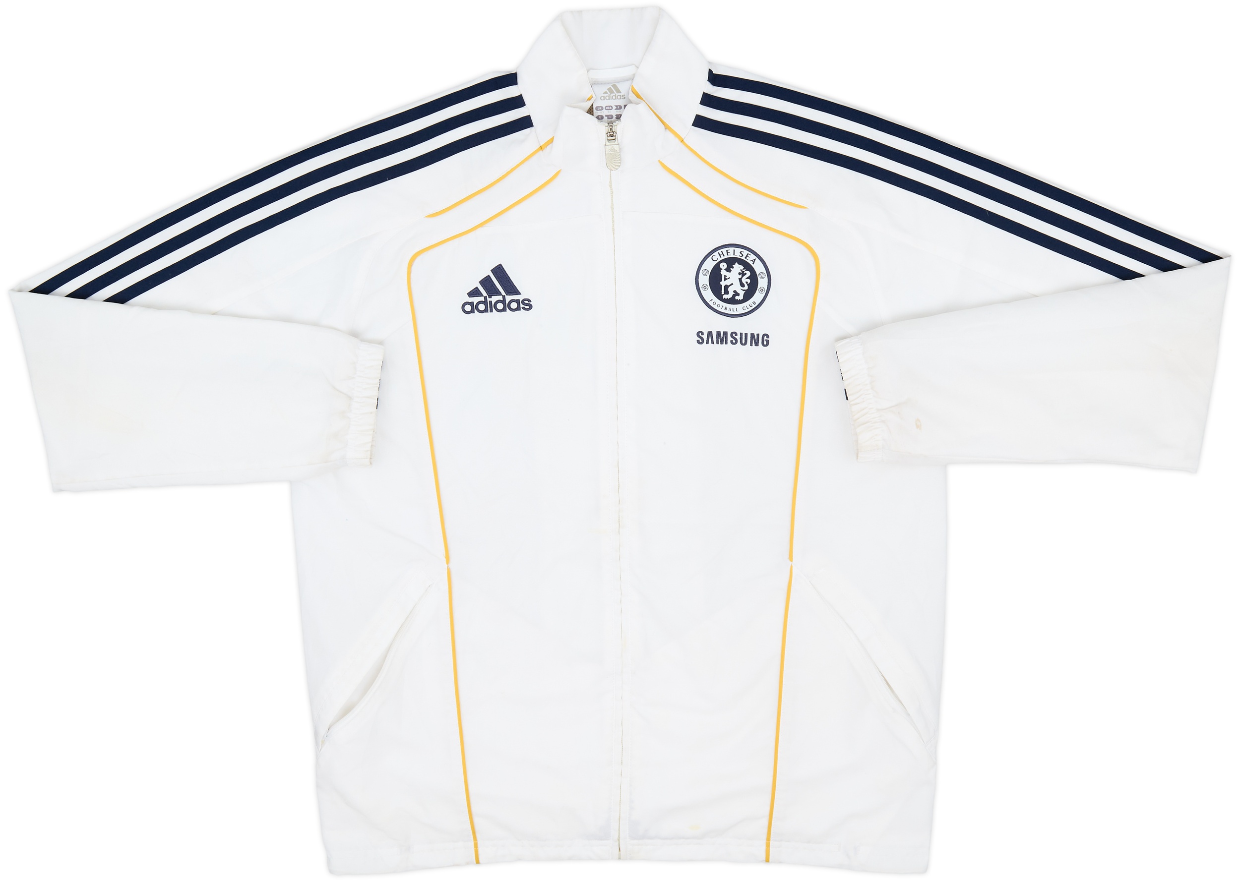 adidas Chelsea ジャージ J160 ホワイト/ブルー 2012-13 Chelsea adidas Track Jacket - 6/10 - (S)