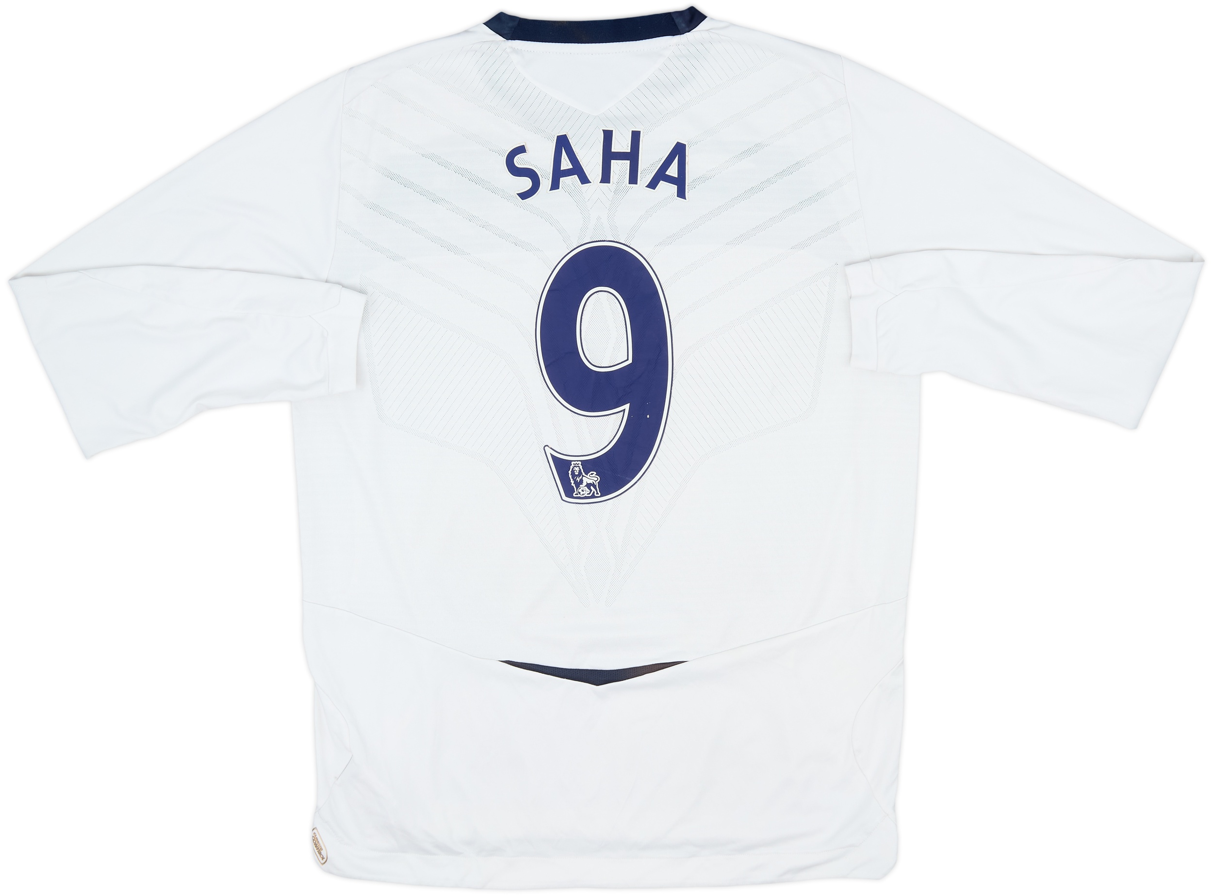 2008-09 Everton Away L/S Shirt Saha #9 - 6/10 - (L)