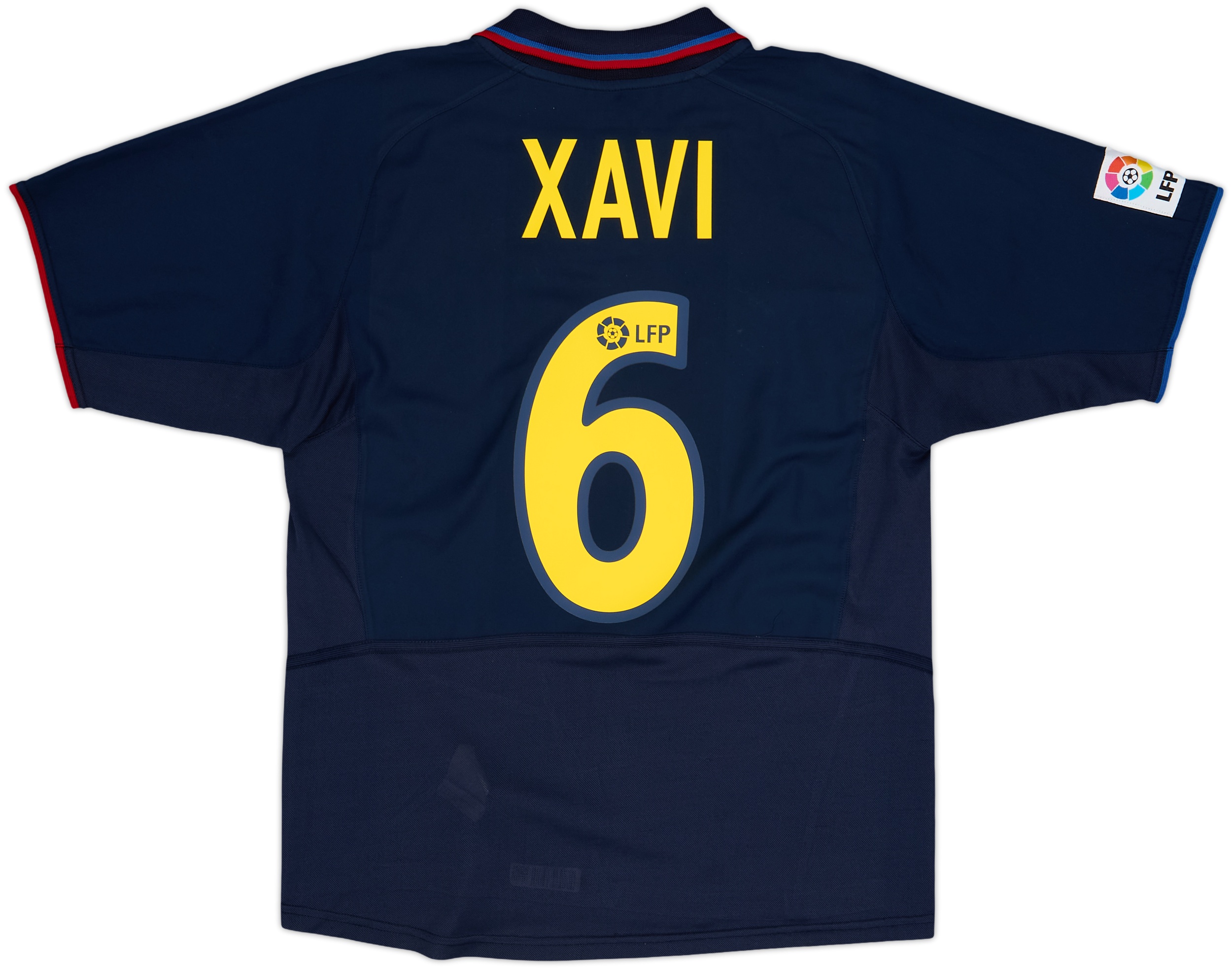 2002-03 Barcelona Away Shirt Xavi #6 - 8/10 - (S)