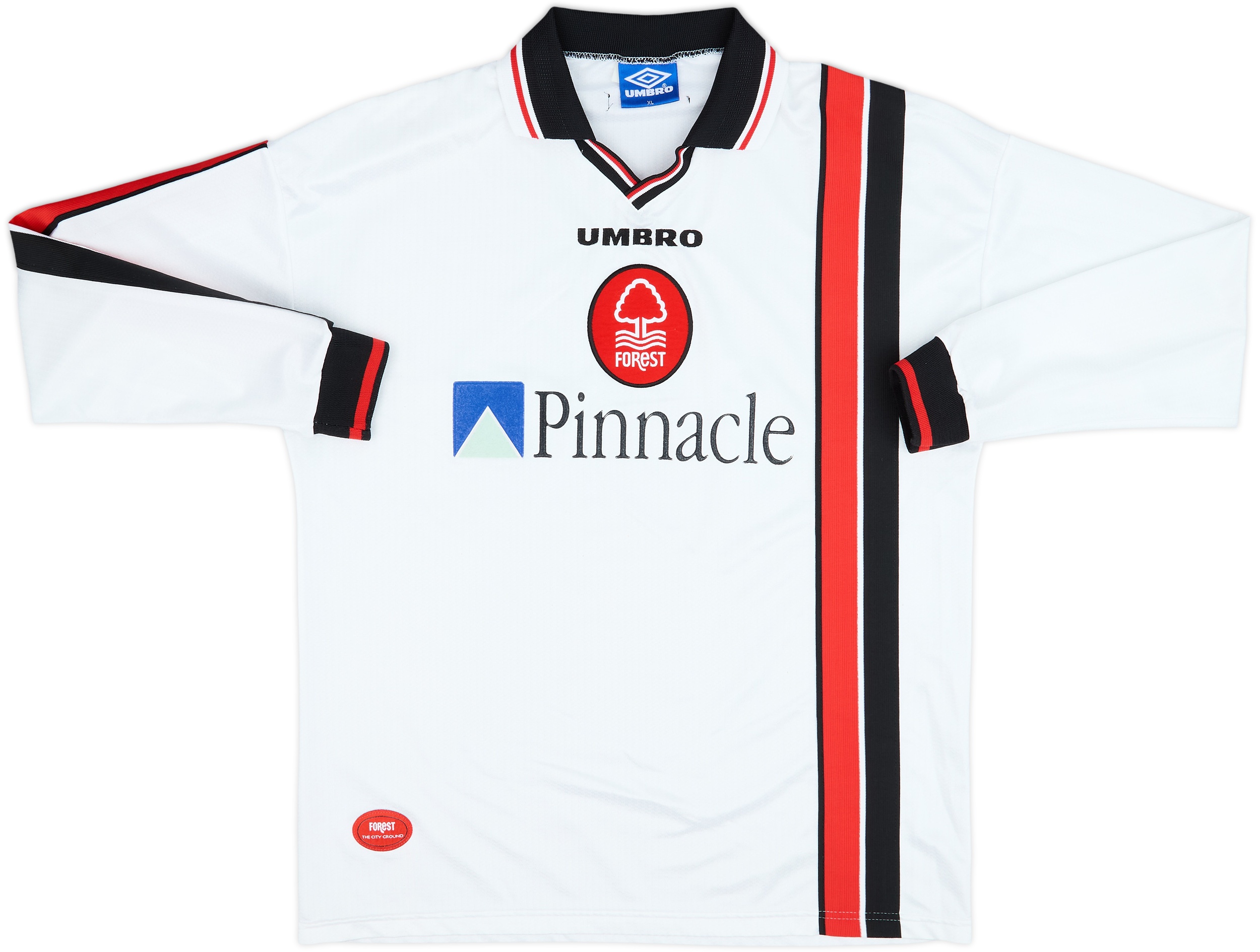 希少 UMBRO Nottingham Forest プルオーバー シャツ 1997-00 Nottingham Forest Away L/S Shirt - 9/10 - (XL)