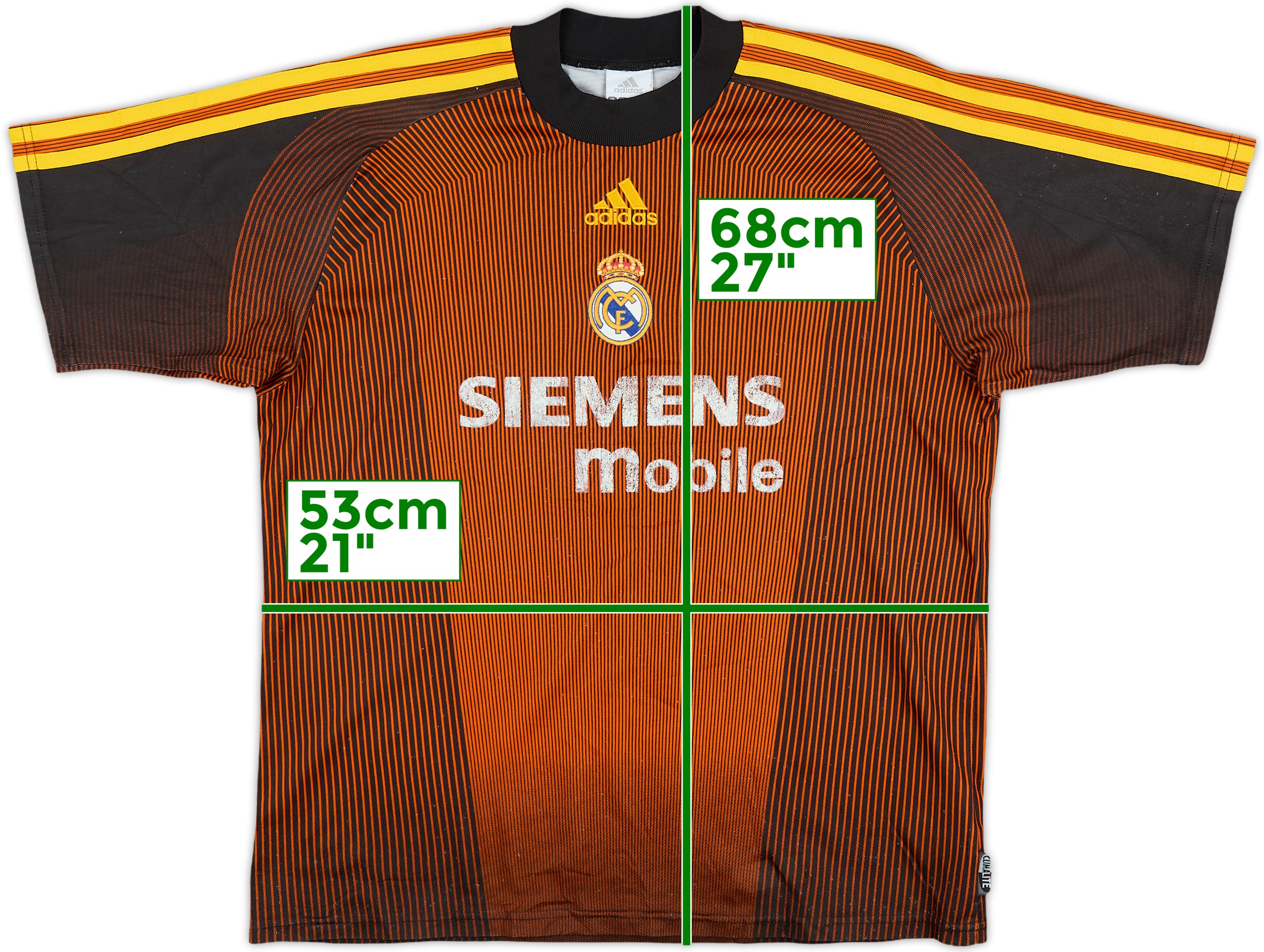 2003-04 Real Madrid GK S/S Shirt - 5/10 - (XL.Boys)