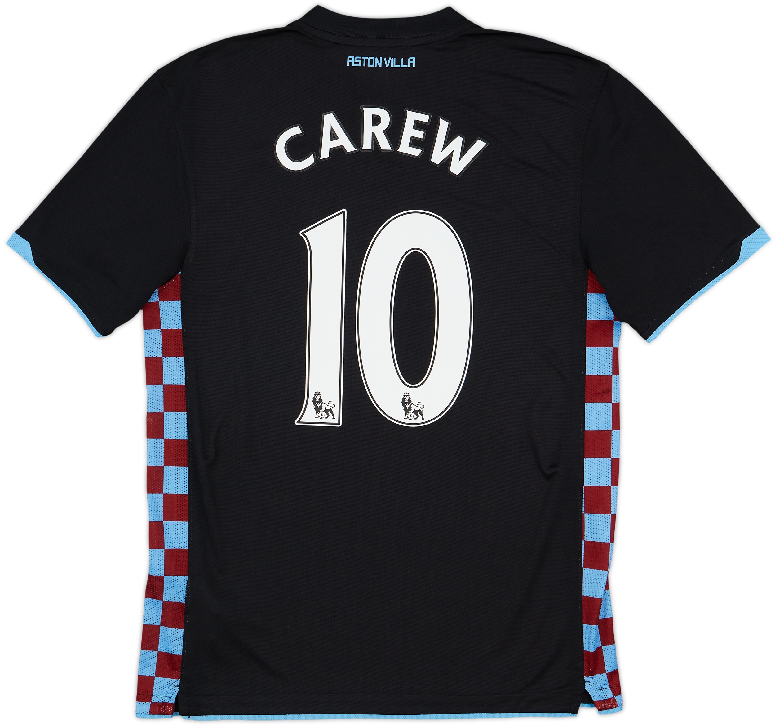 2010-11 Aston Villa Away Shirt Carew #10 - 8/10 - (M)