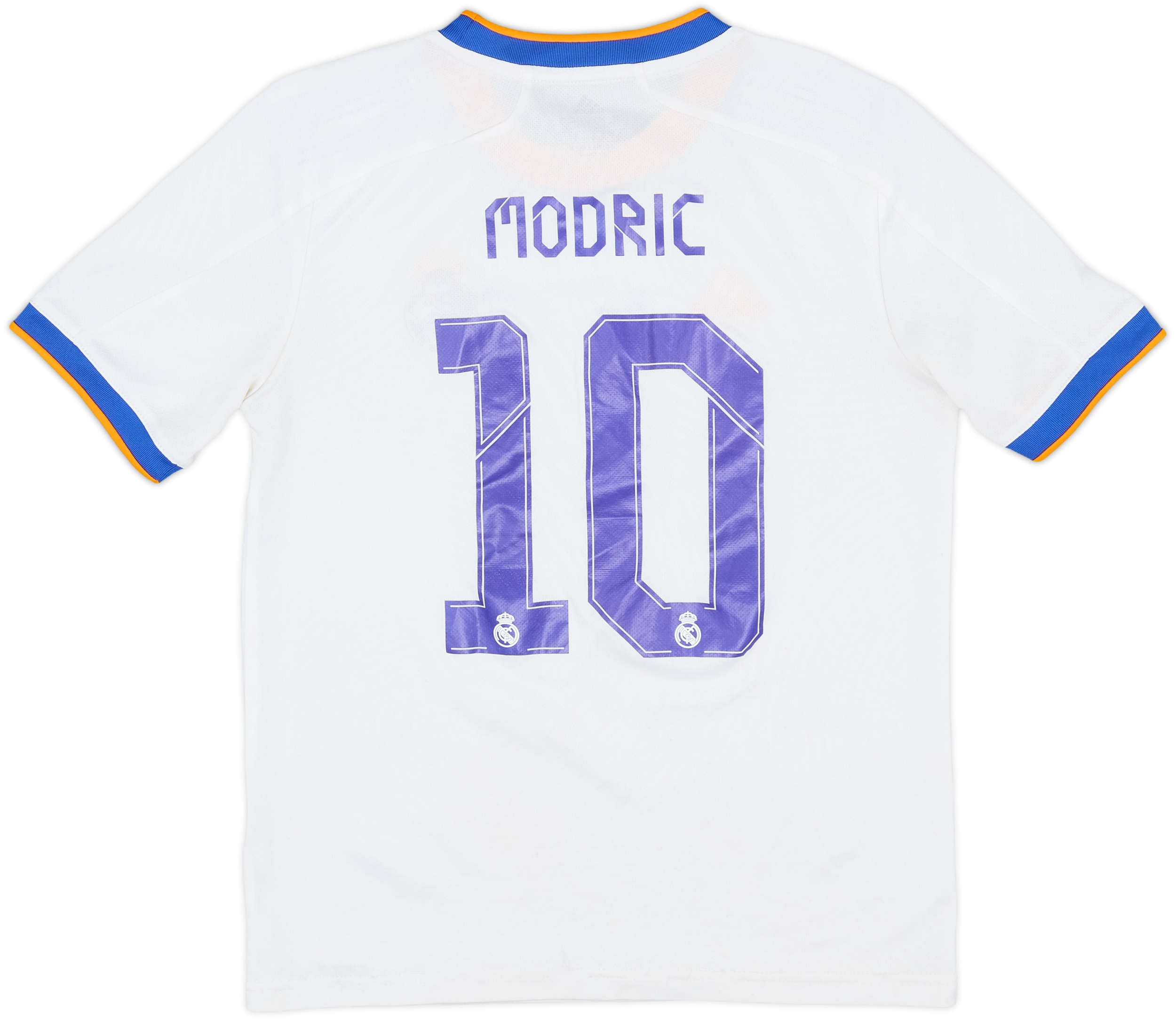 2021-22 Real Madrid Home Shirt Modric #10 - 5/10 - (M.Boys)