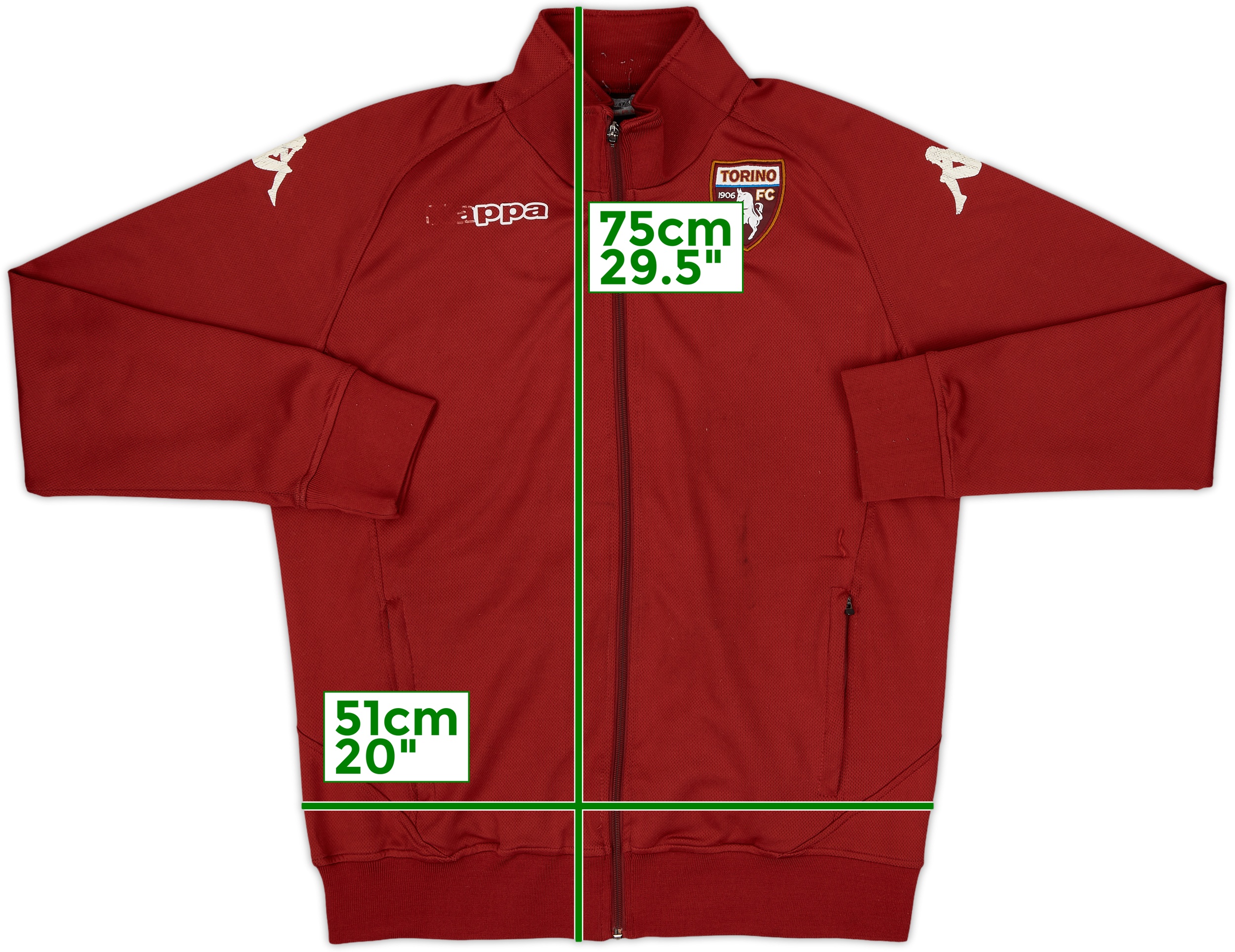 2013-14 Torino Kappa Track Jacket - 4/10 - (L)