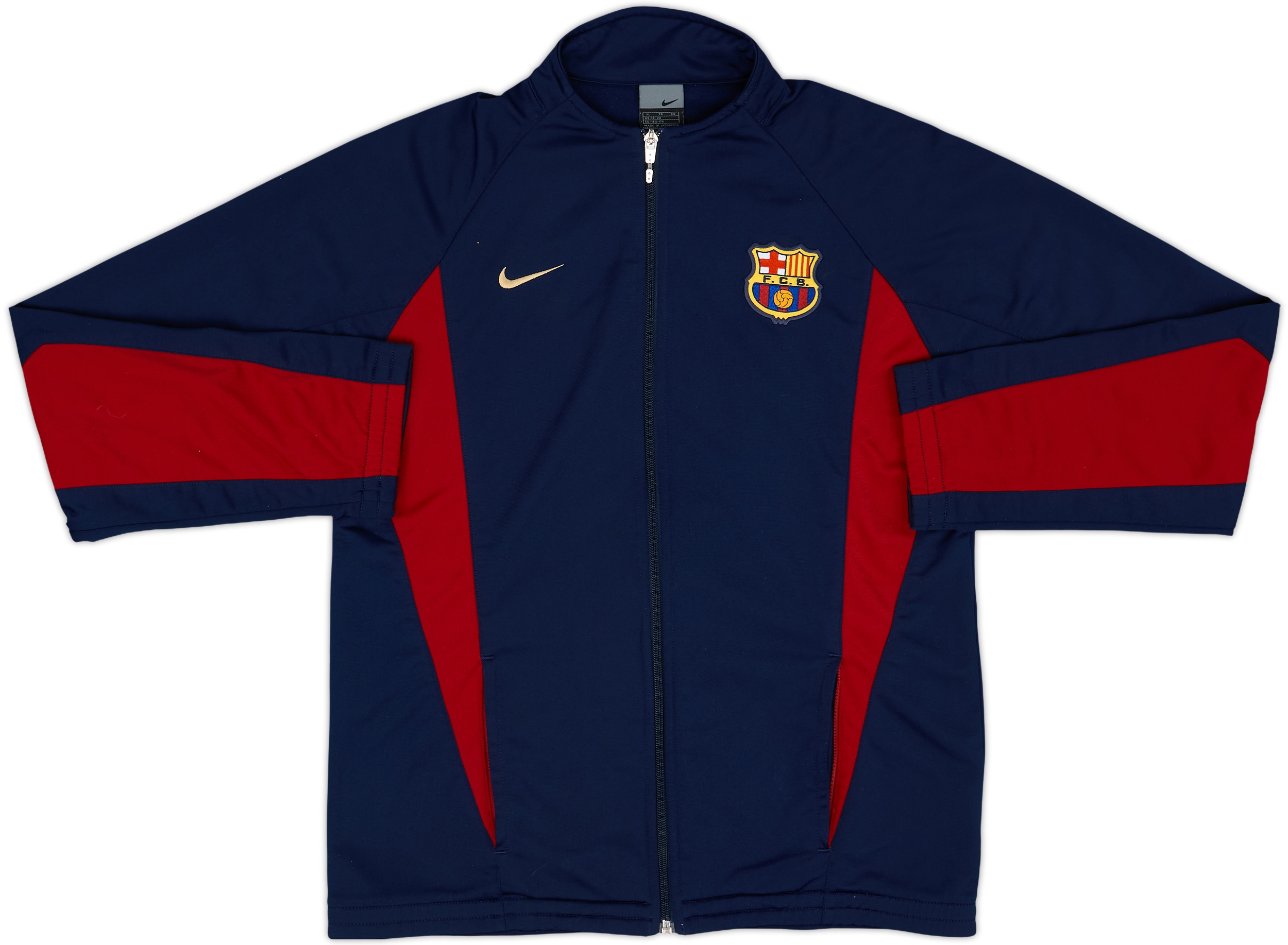 売れ筋商品 Barcelona 2002-03 Nike (XL.Boys) - 9/10 - Jacket Track ウェア