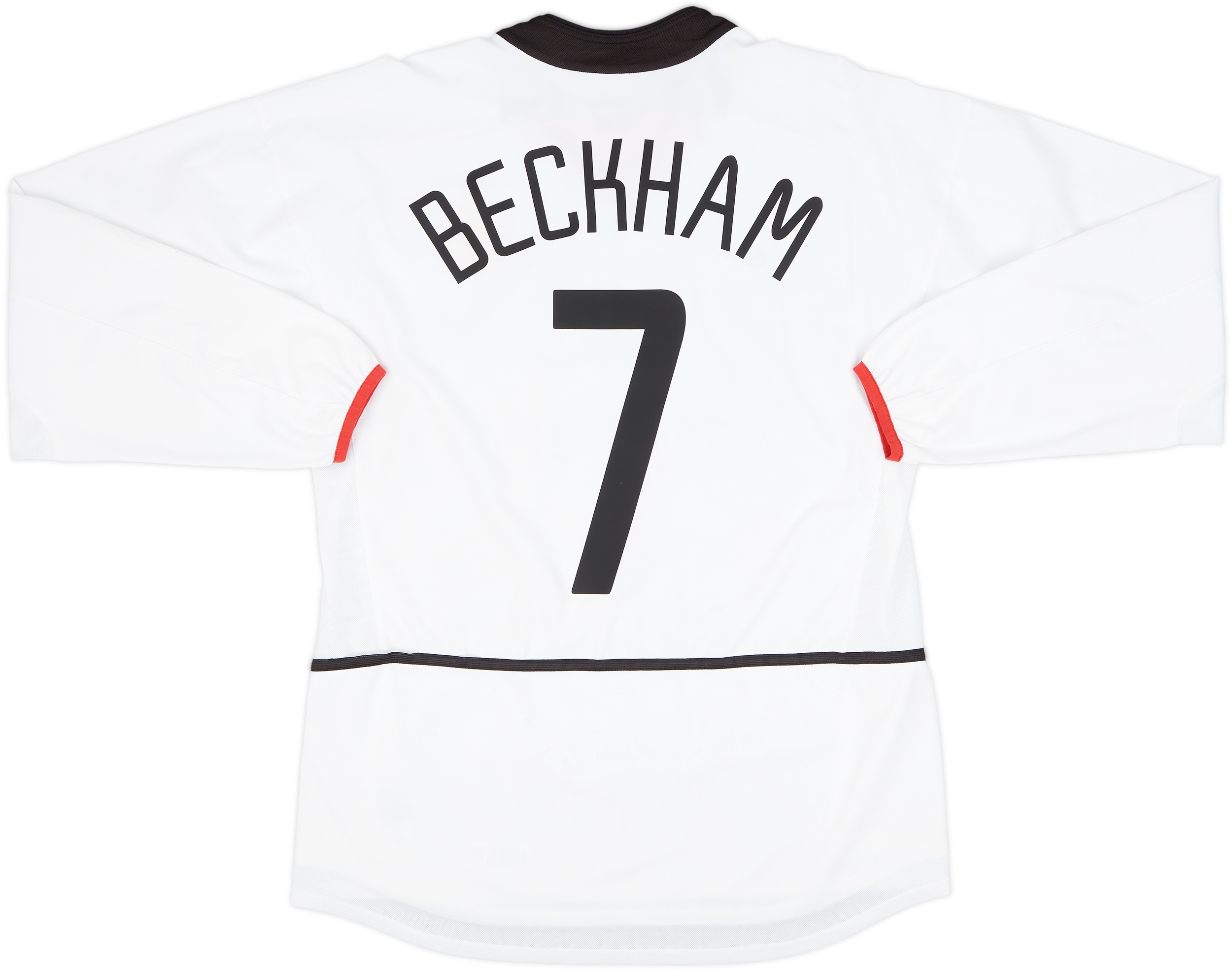 2002-03 Manchester United Away L/S Shirt Beckham #7 - 8/10 - (M) 2002-03 Manchester United Away L/S Shirt Beckham #7 - 8/10 - (M)
