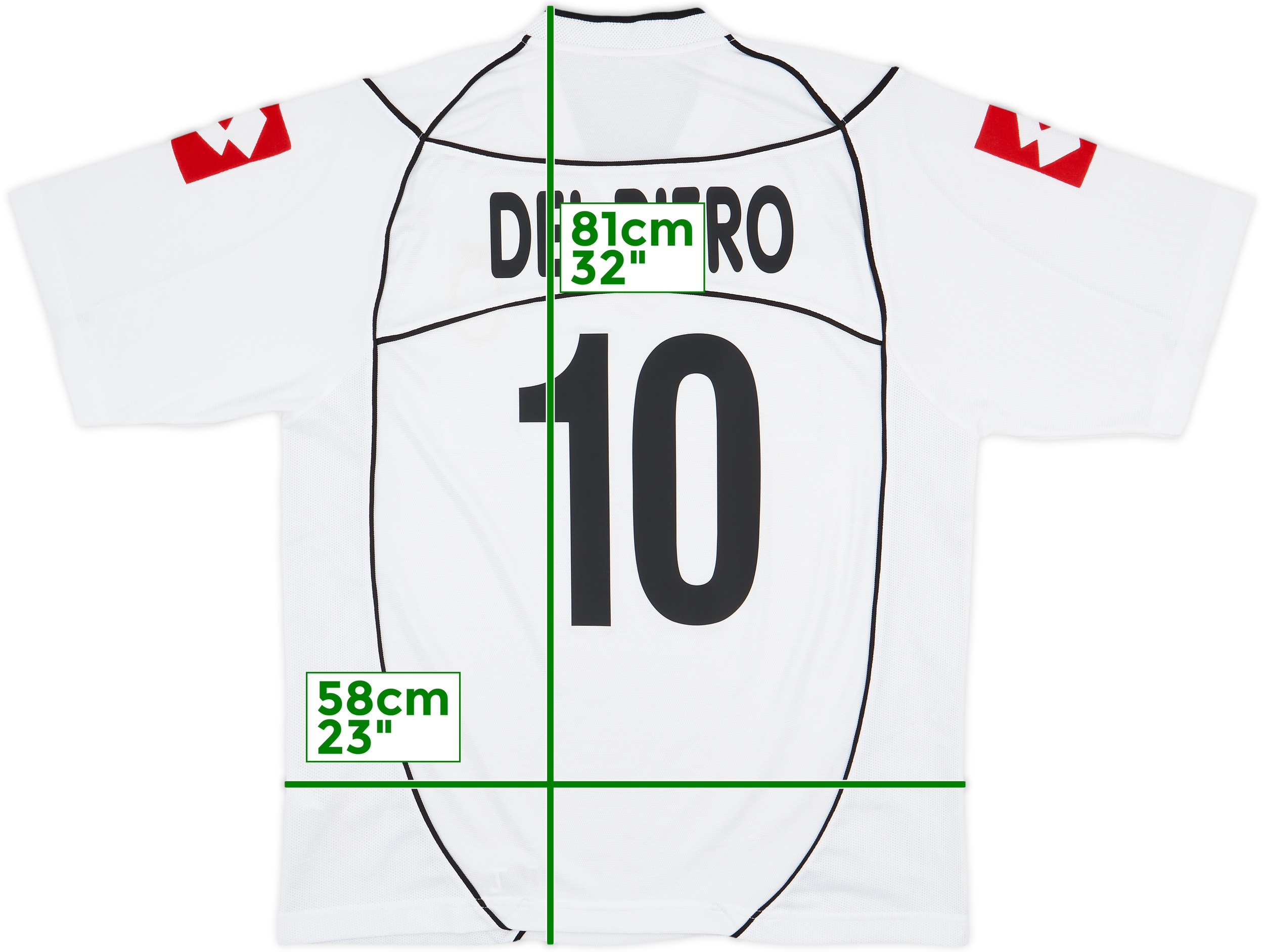 2002-03 Juventus Away Shirt Del Piero #10 - 7/10 - (XL)