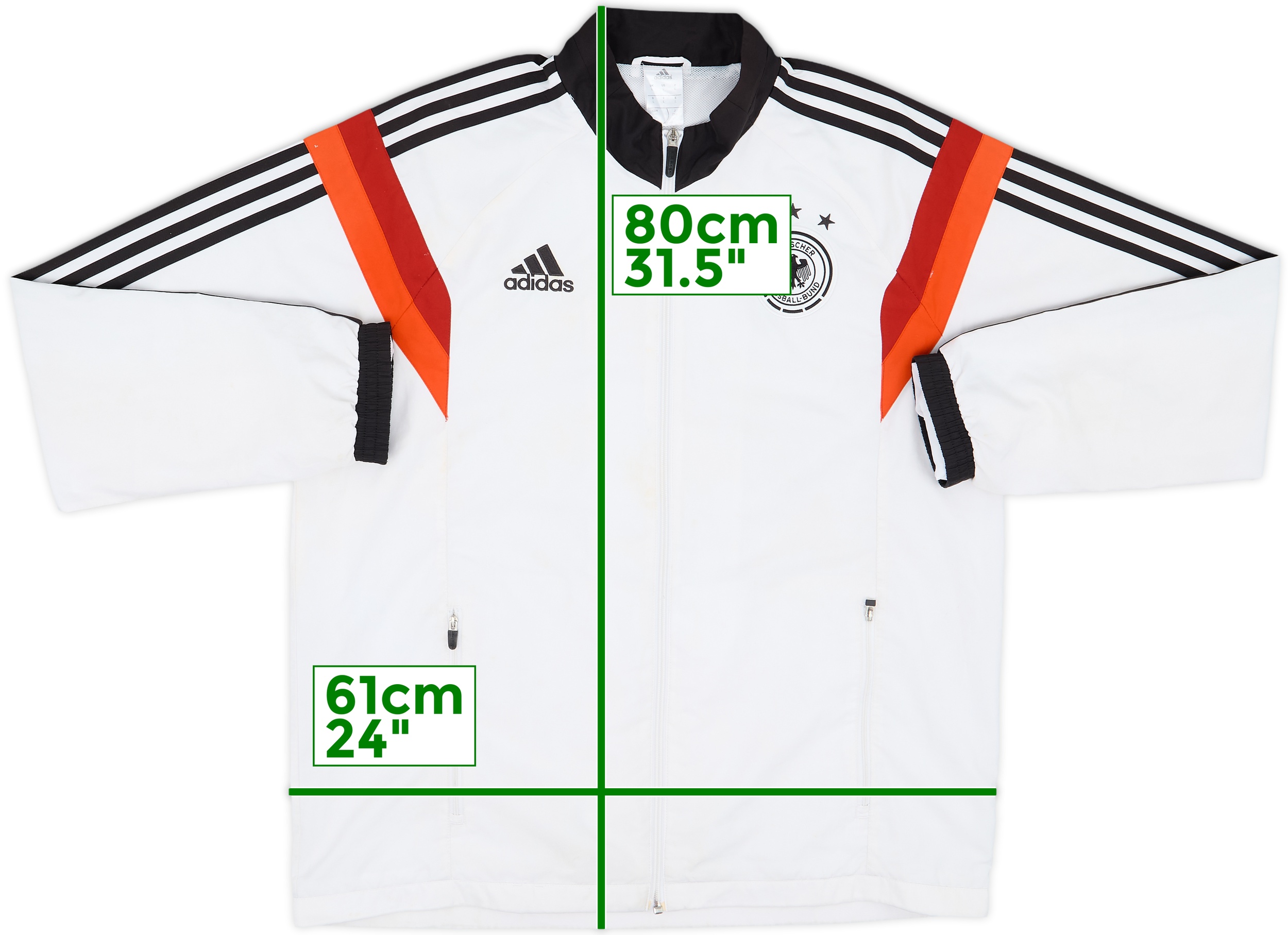 2014-15 Germany adidas Track Jacket - 4/10 - (L)