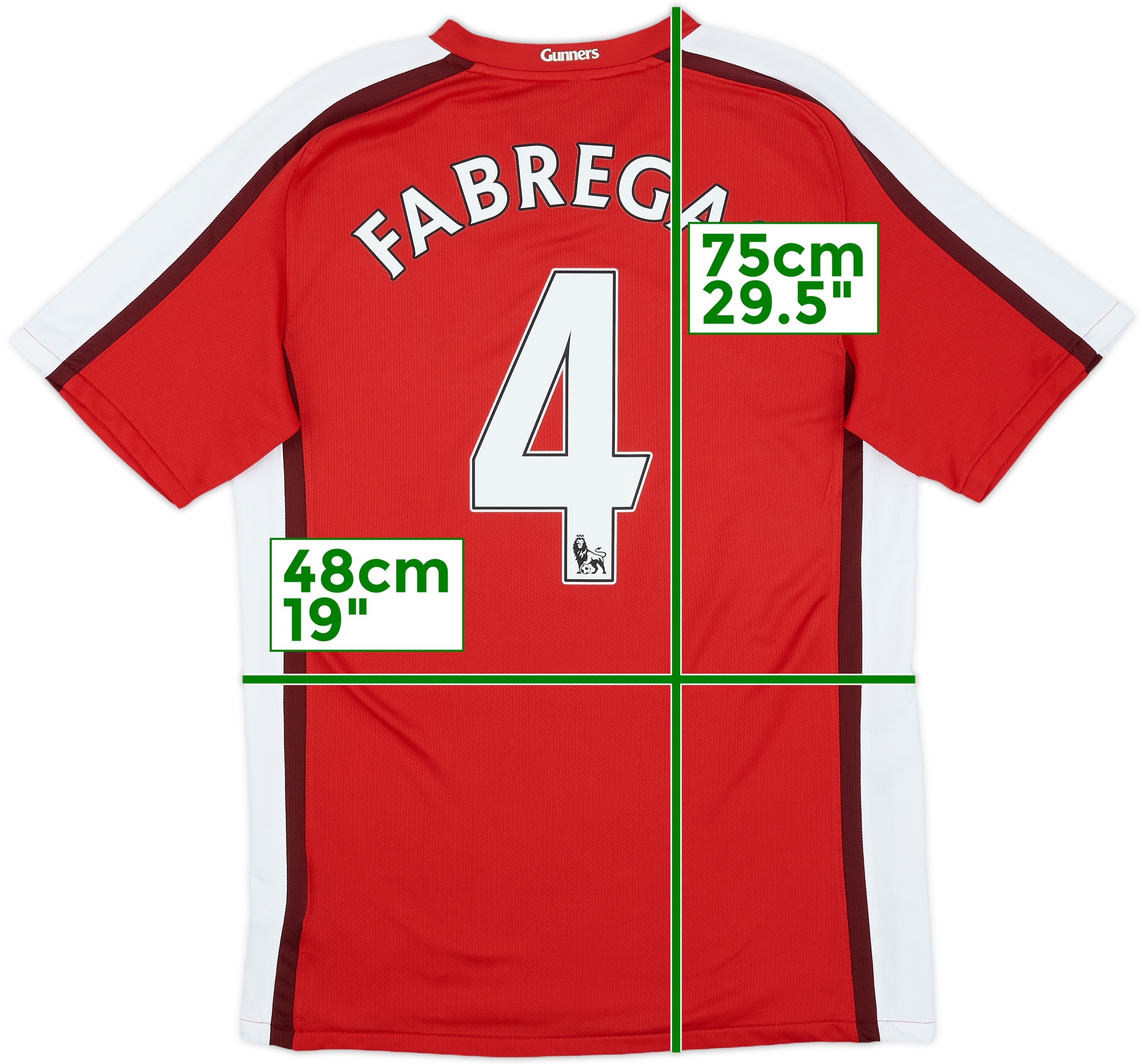 2008-10 Arsenal Home Shirt Fabregas #4 - 7/10 - (S)