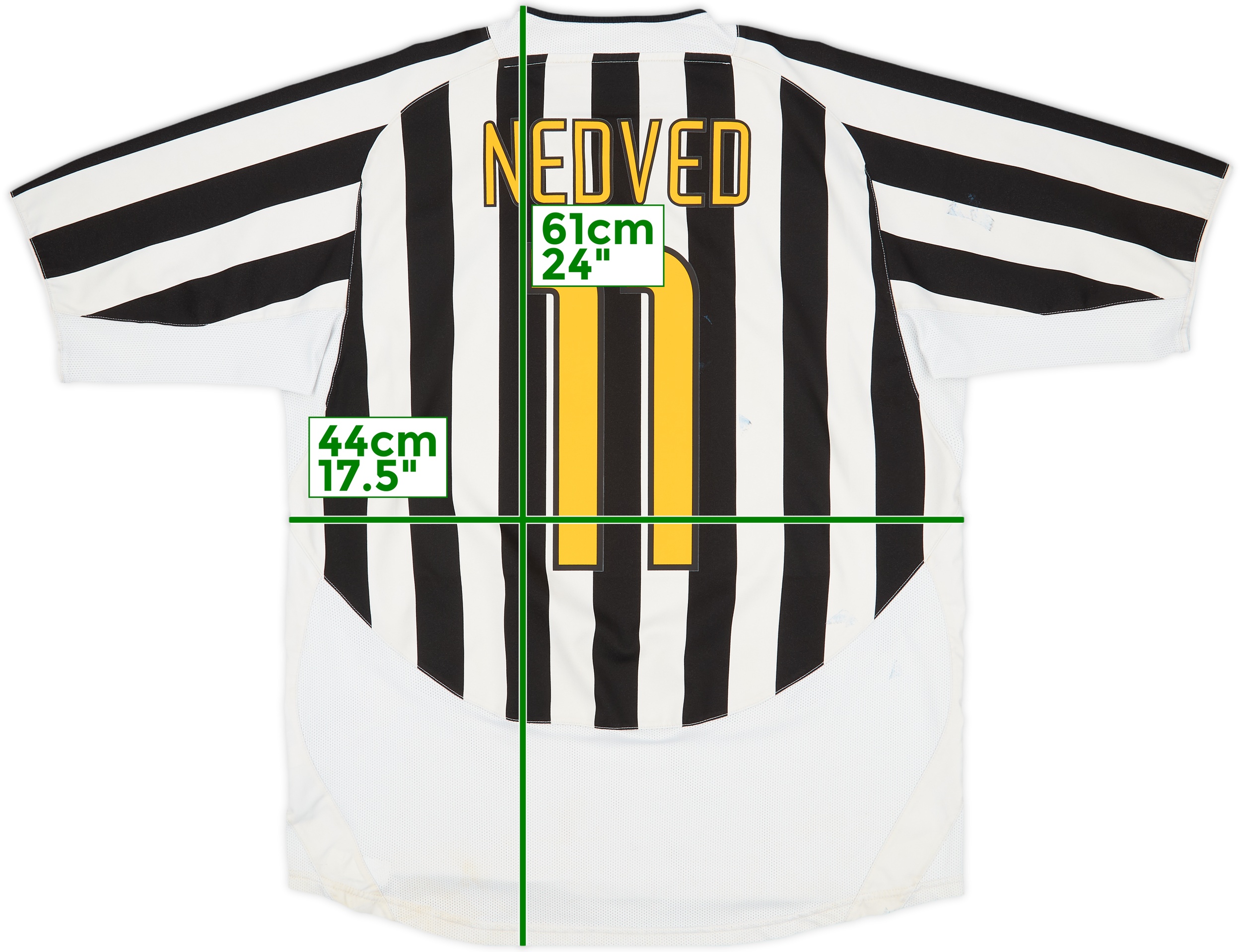 Y2K vintage 07-08 JUVENTUS NEDVED 11番 S