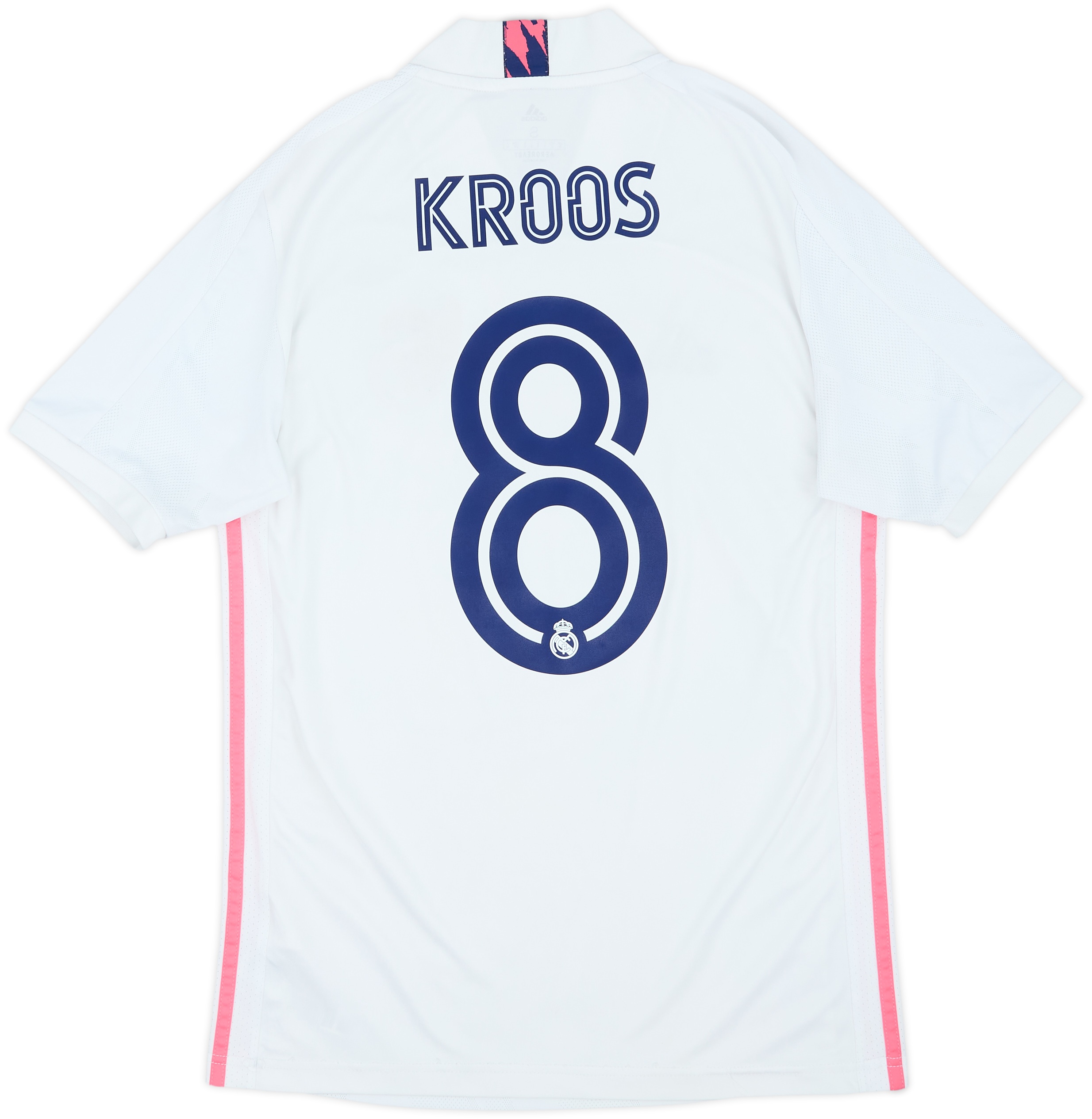 Real Madrid Kroos 8 シャツ Lサイズ 2020-21 Real Madrid Home Shirt Kroos #8 - 8/10 - (S)