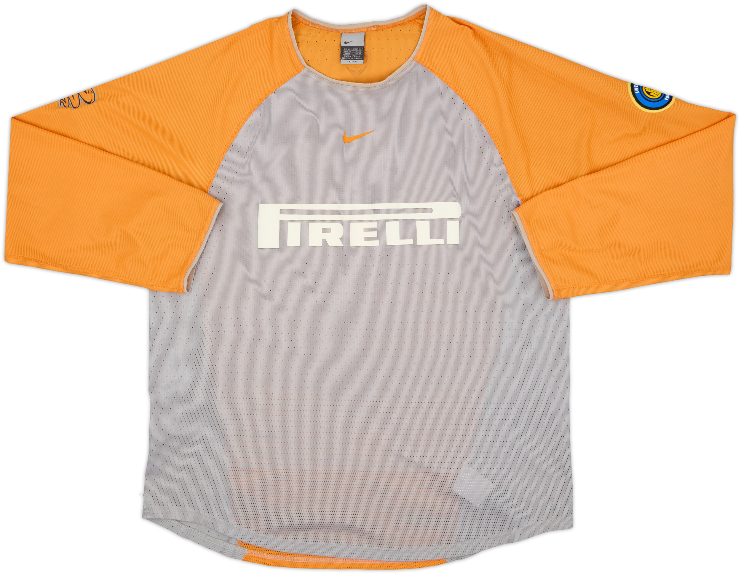 2001-02 Inter Milan Nike Training L/S Shirt - 8/10 - (XL)