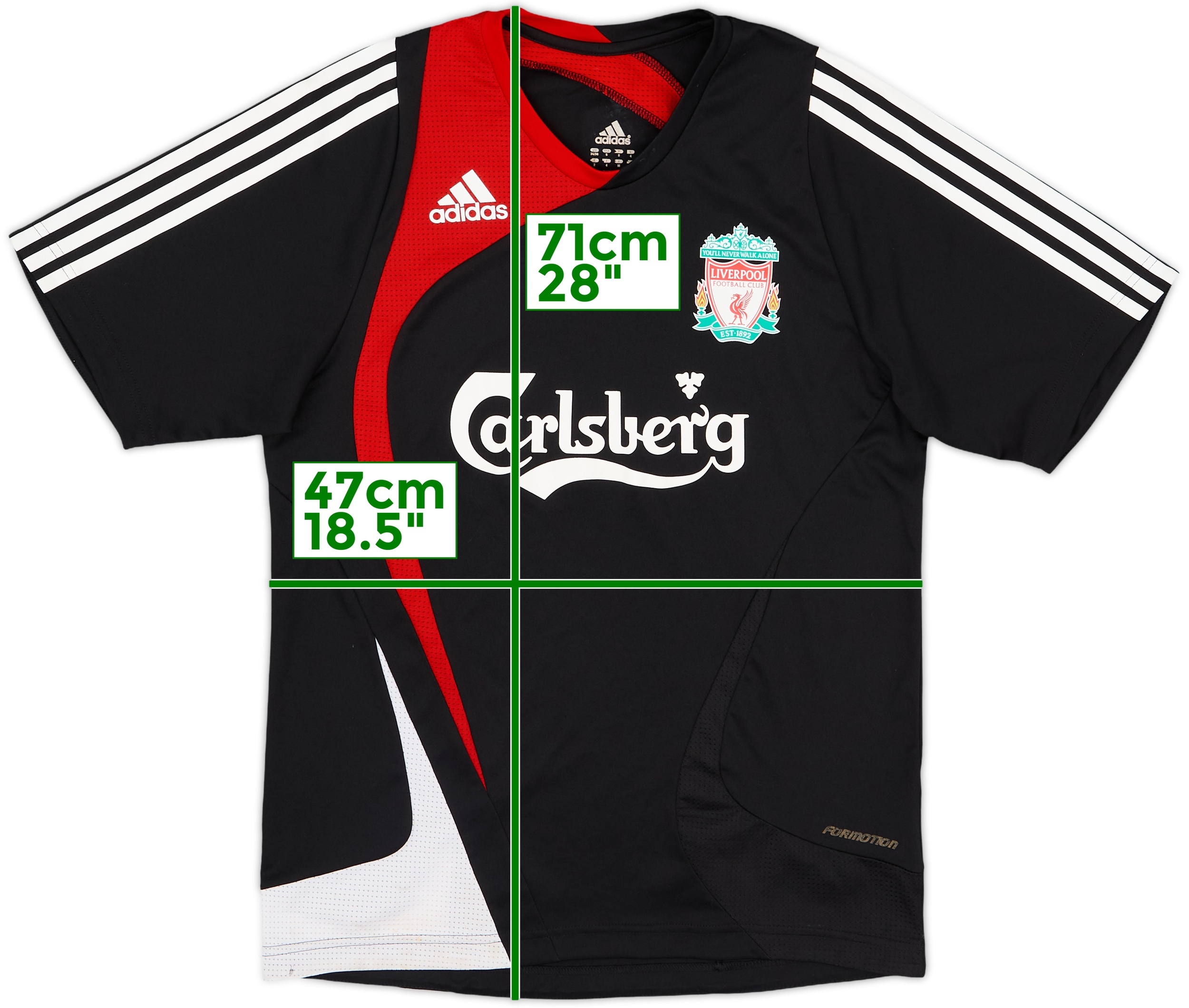 福袋 売れ残り Formotion adidas Liverpool 2007-08 Training (S) - 7/10 - Shirt スポーツ・フィットネス