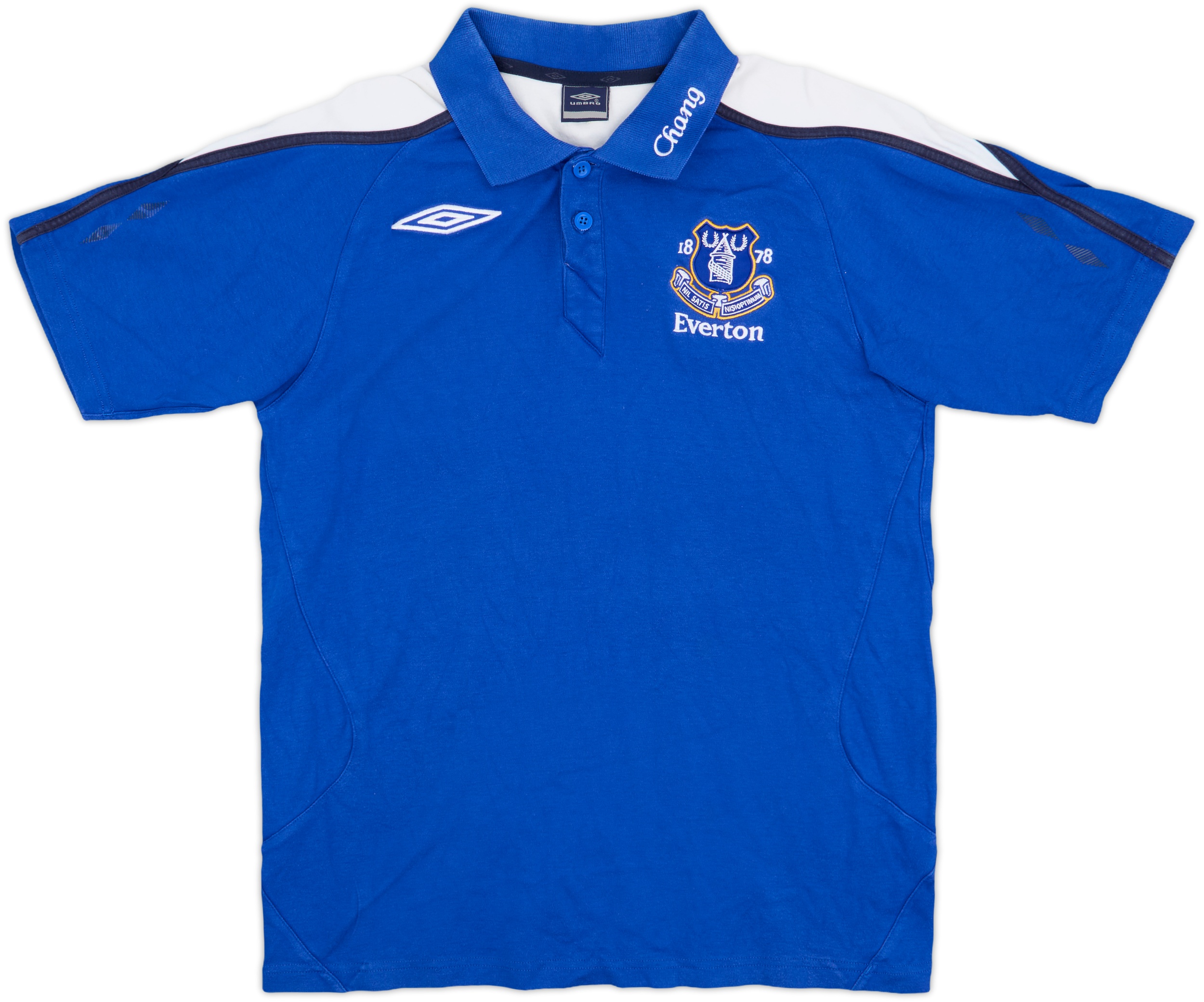 【超特価sale開催】  2007-08 (M) - 7/10 - Shirt Polo Umbro Everton ウェア
