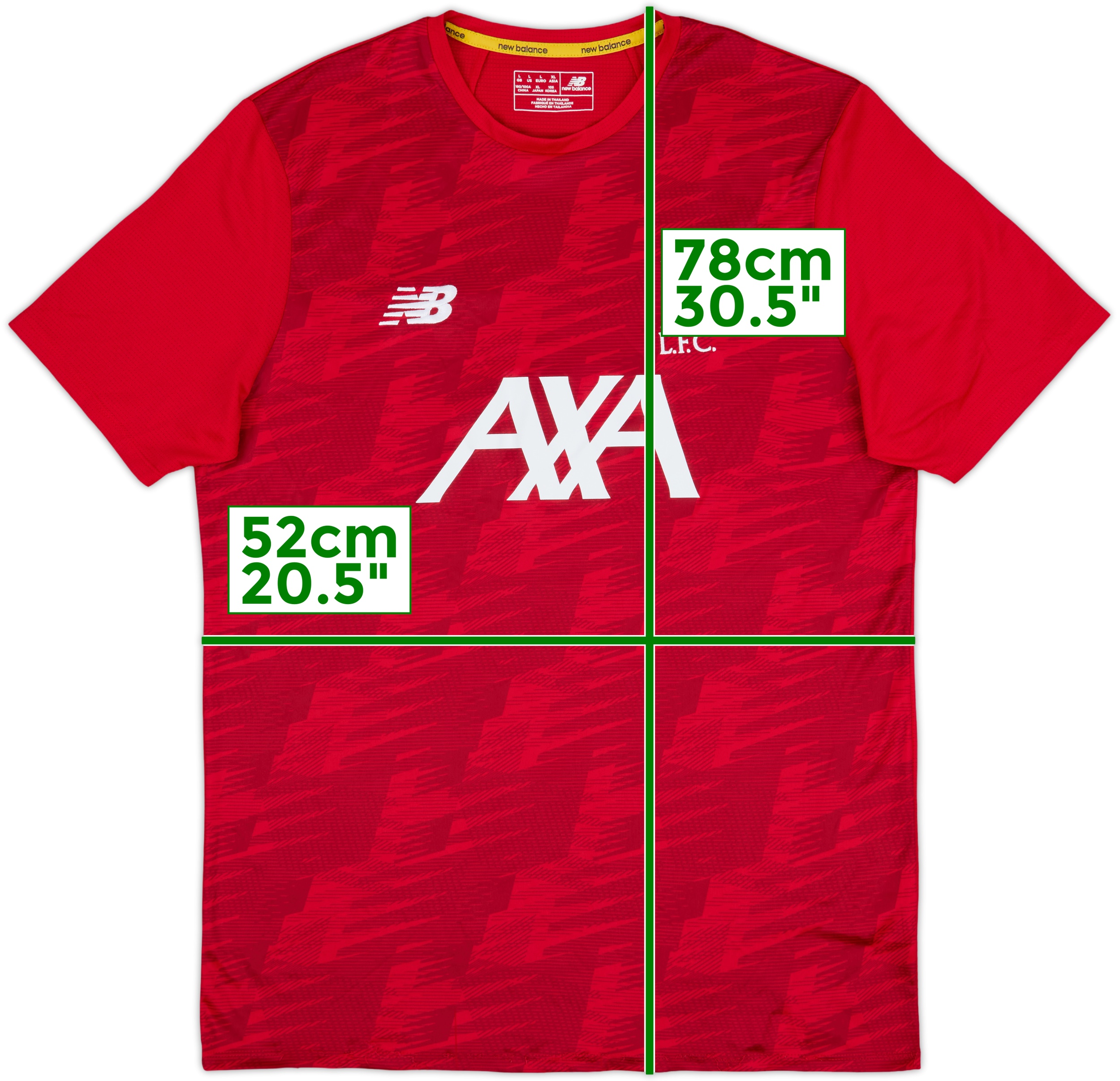 交換無料！ 2019-20 Liverpool (L) - 7/10 - Shirt Training Balance New ウェア