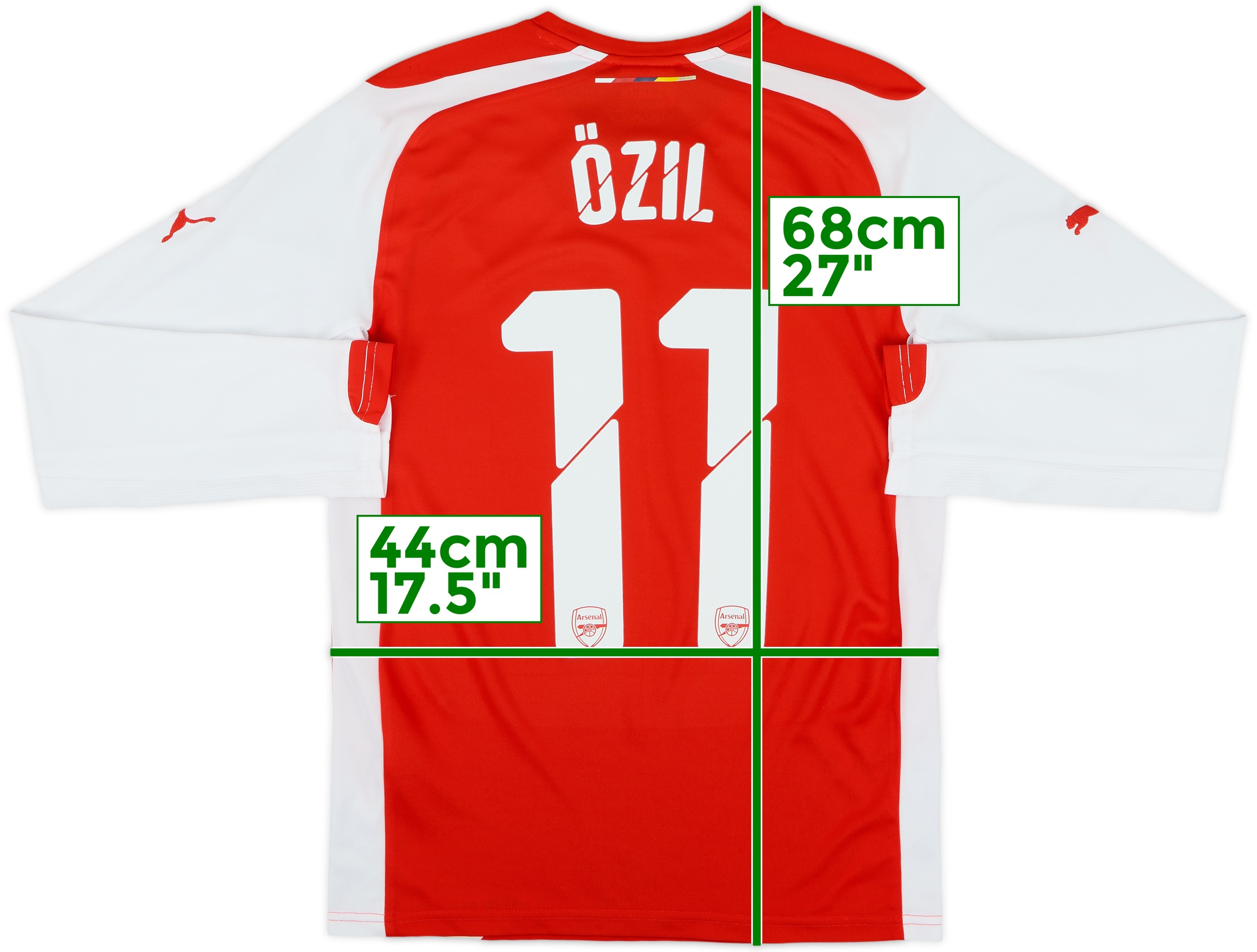 アーセナル ÖZIL 11 14/15ユニホーム 090824300627-