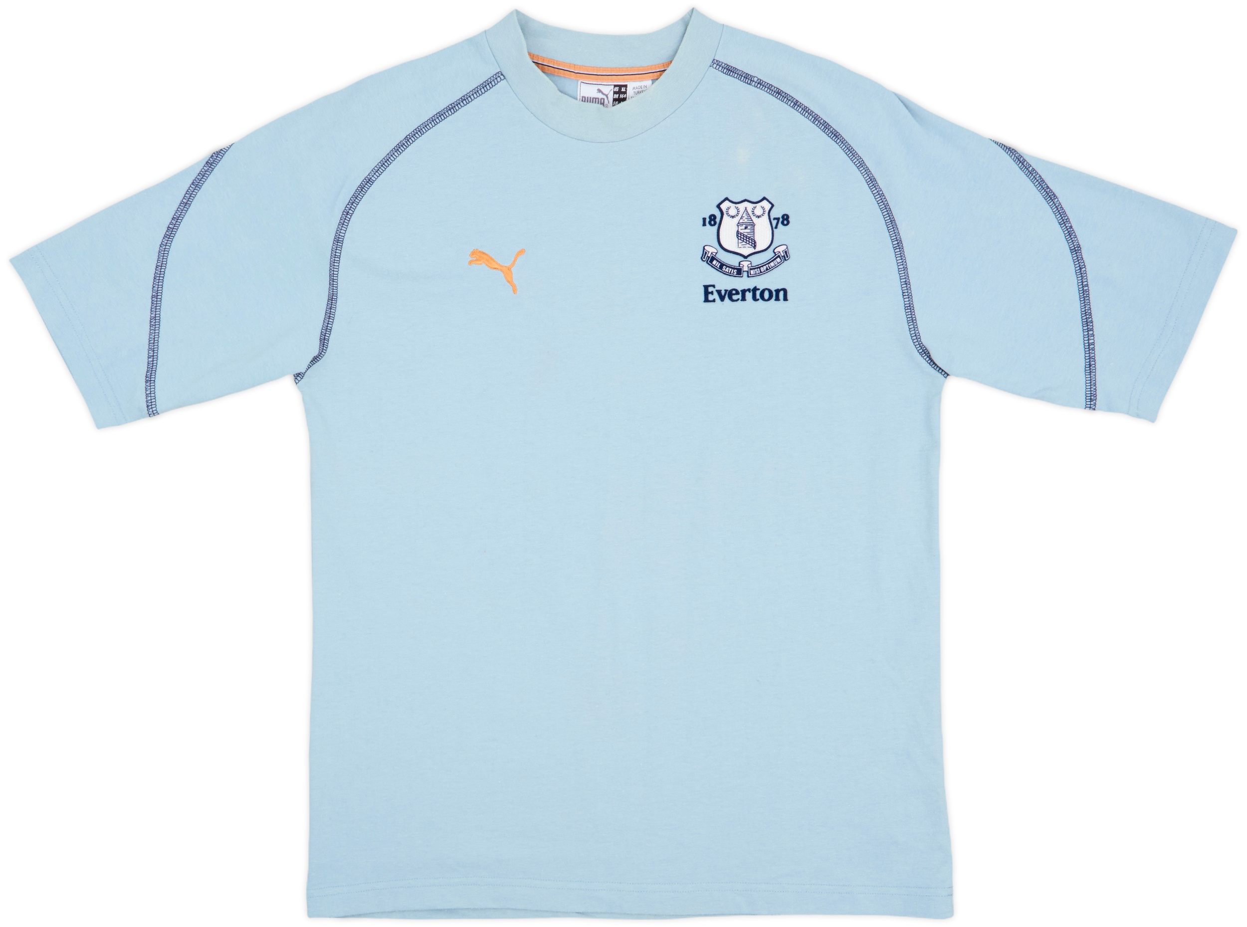 本命ギフト 2002-03 Everton Puma Cotton Tee - 7/10 - (XS) ウェア