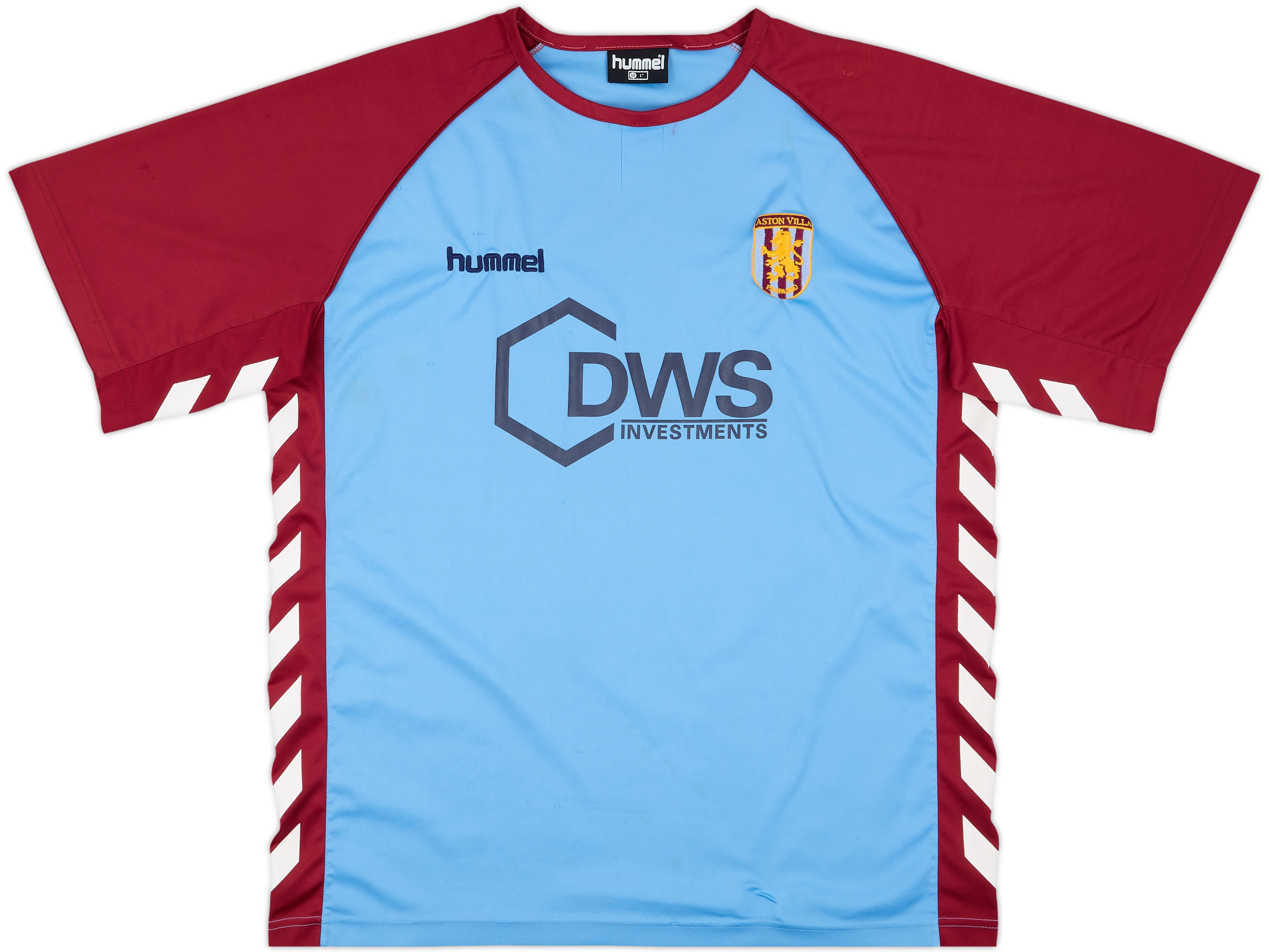 ウェア Hummel Aston Villa FC football shirts 2005-06 Aston Villa Hummel Training Shirt - 6/10 - (L)