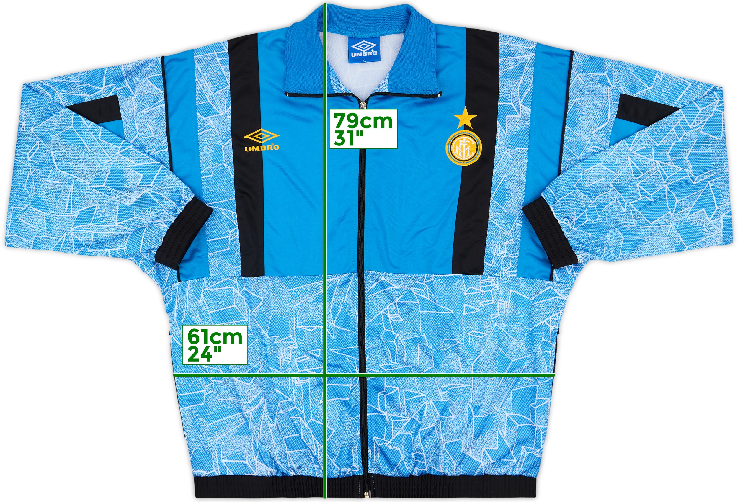 90s UMBRO×INTER 96/98 Half Zip Piste 90s UMBRO×INTER 96/98 Half Zip Piste 1997-98 Inter Milan