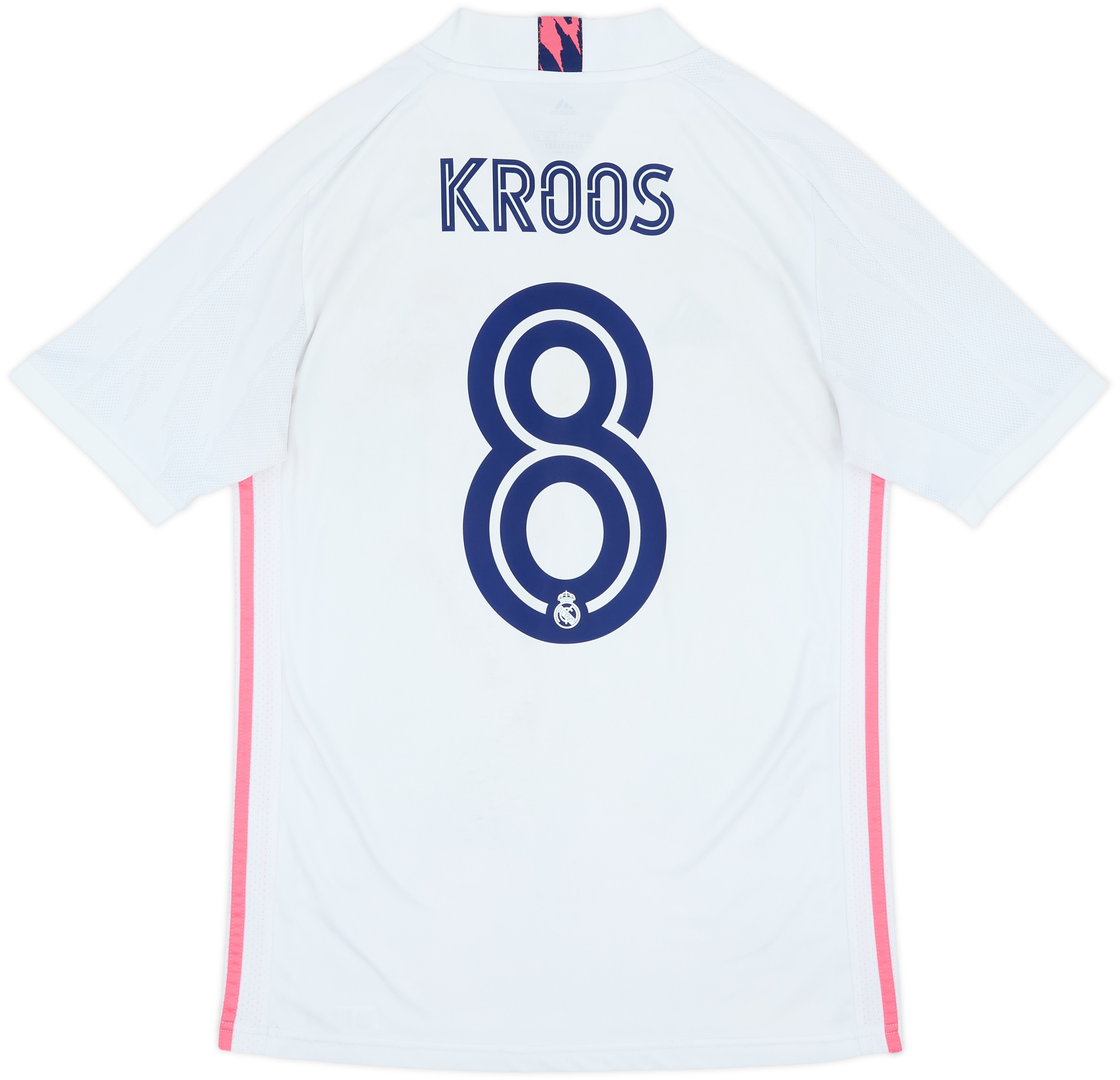 Real Madrid Kroos 8 XL シャツ 2020-21 Real Madrid Home Shirt Kroos #8 - 7/10 - (S)