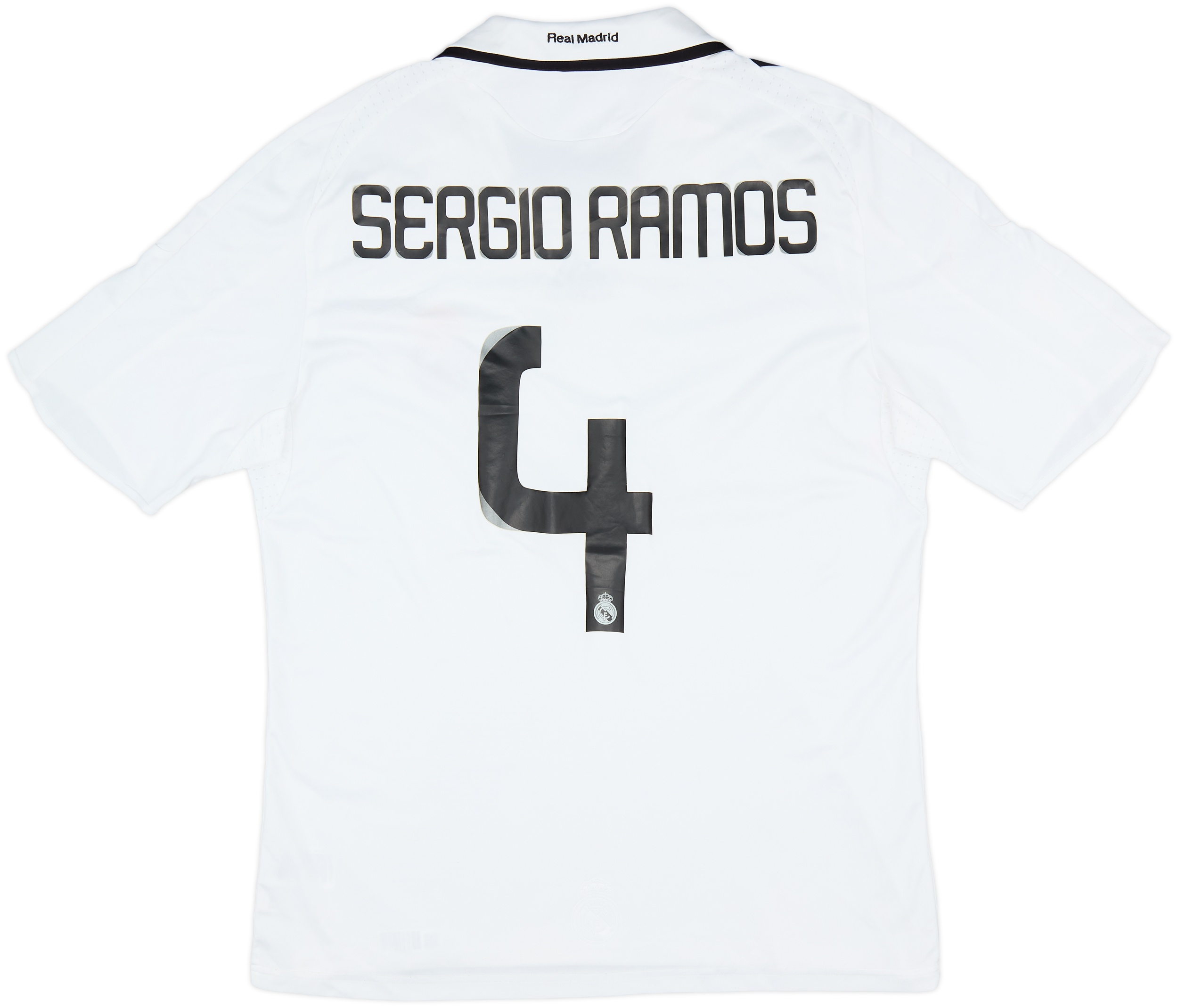 2008-09 Real Madrid Home Shirt Sergio Ramos #4 - 8/10 - (L)
