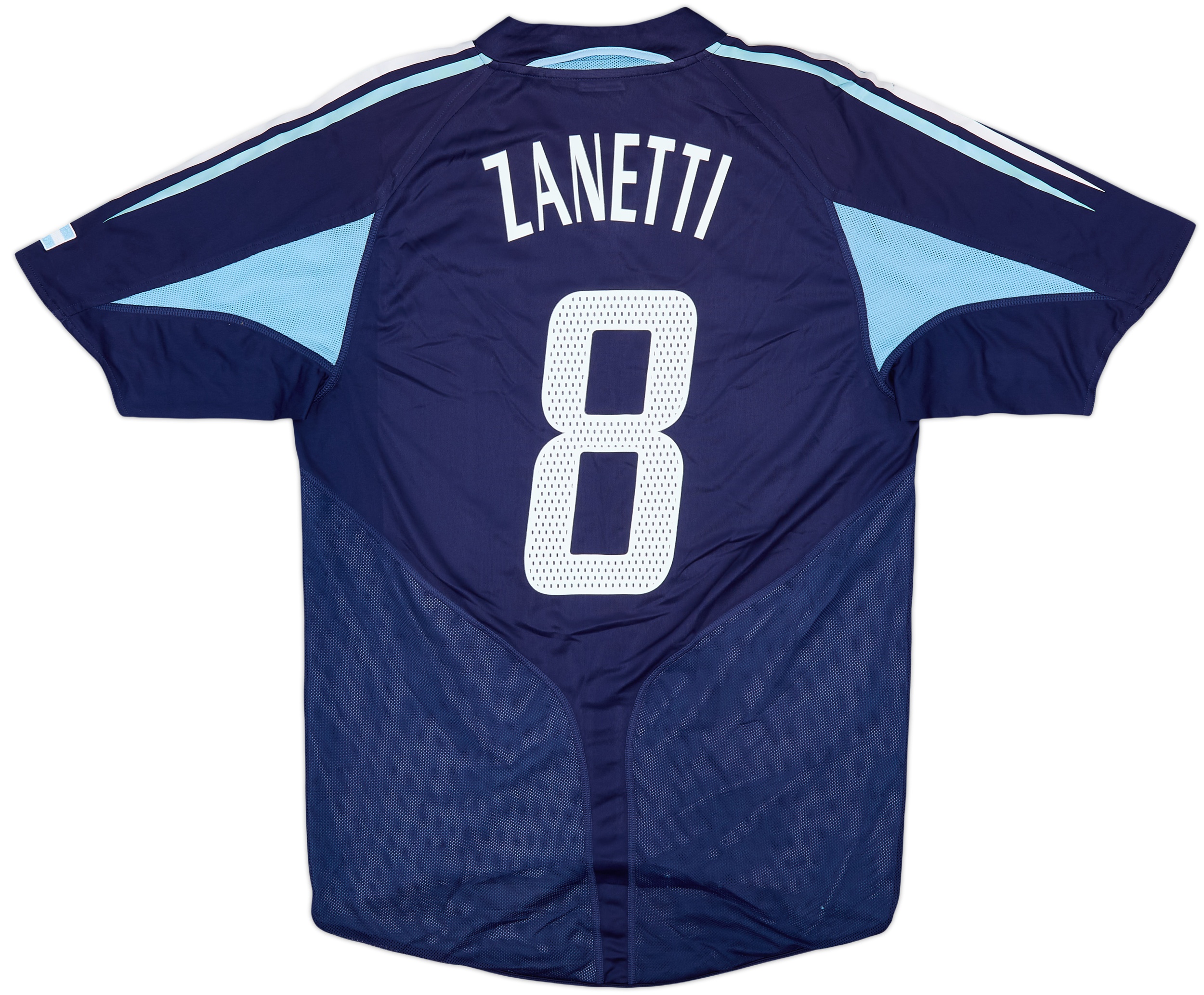 2004-05 Argentina Away Shirt Zanetti #8 - 5/10 - (M)