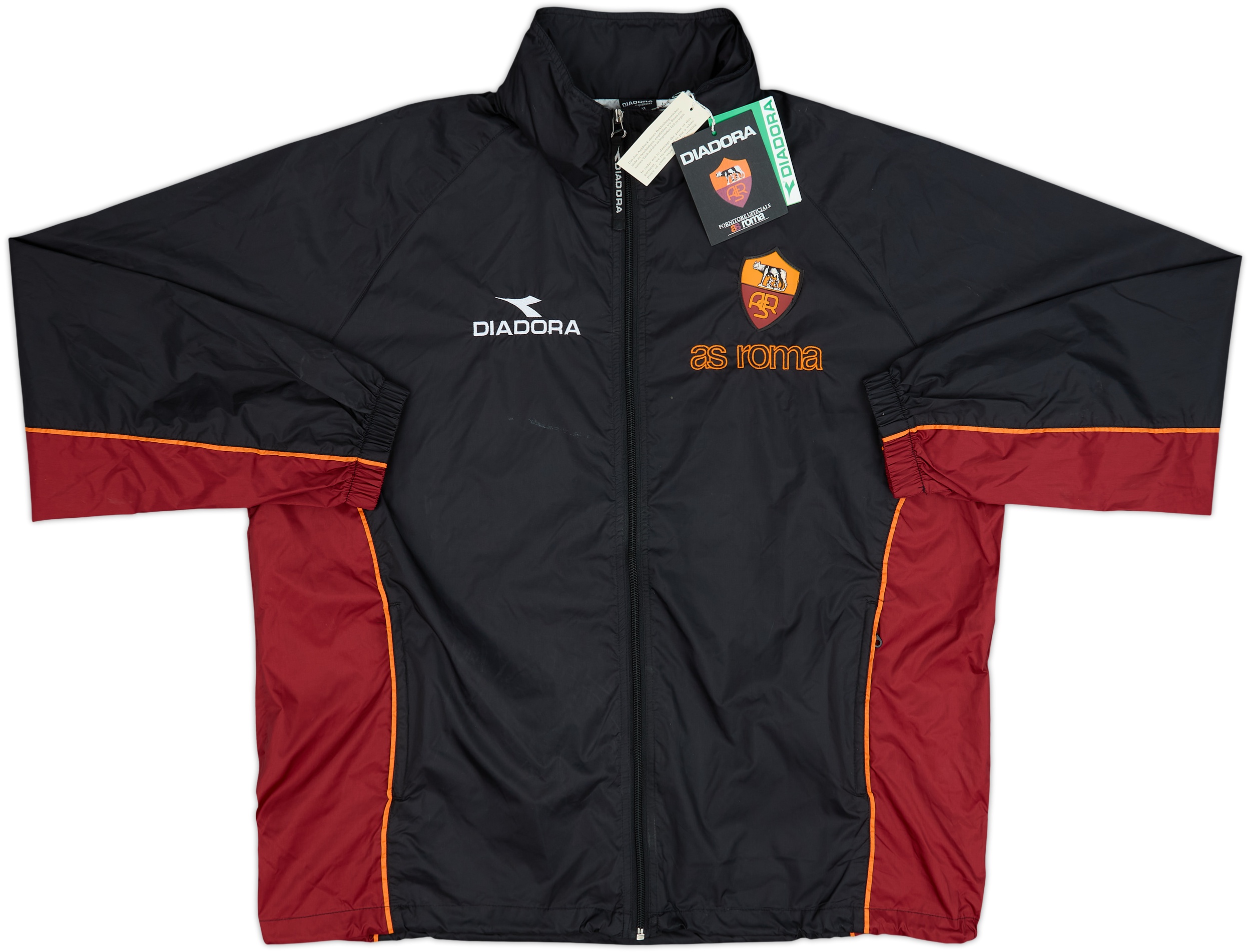 1999-00 Roma Diadora Hooded Rain Jacket (L)
