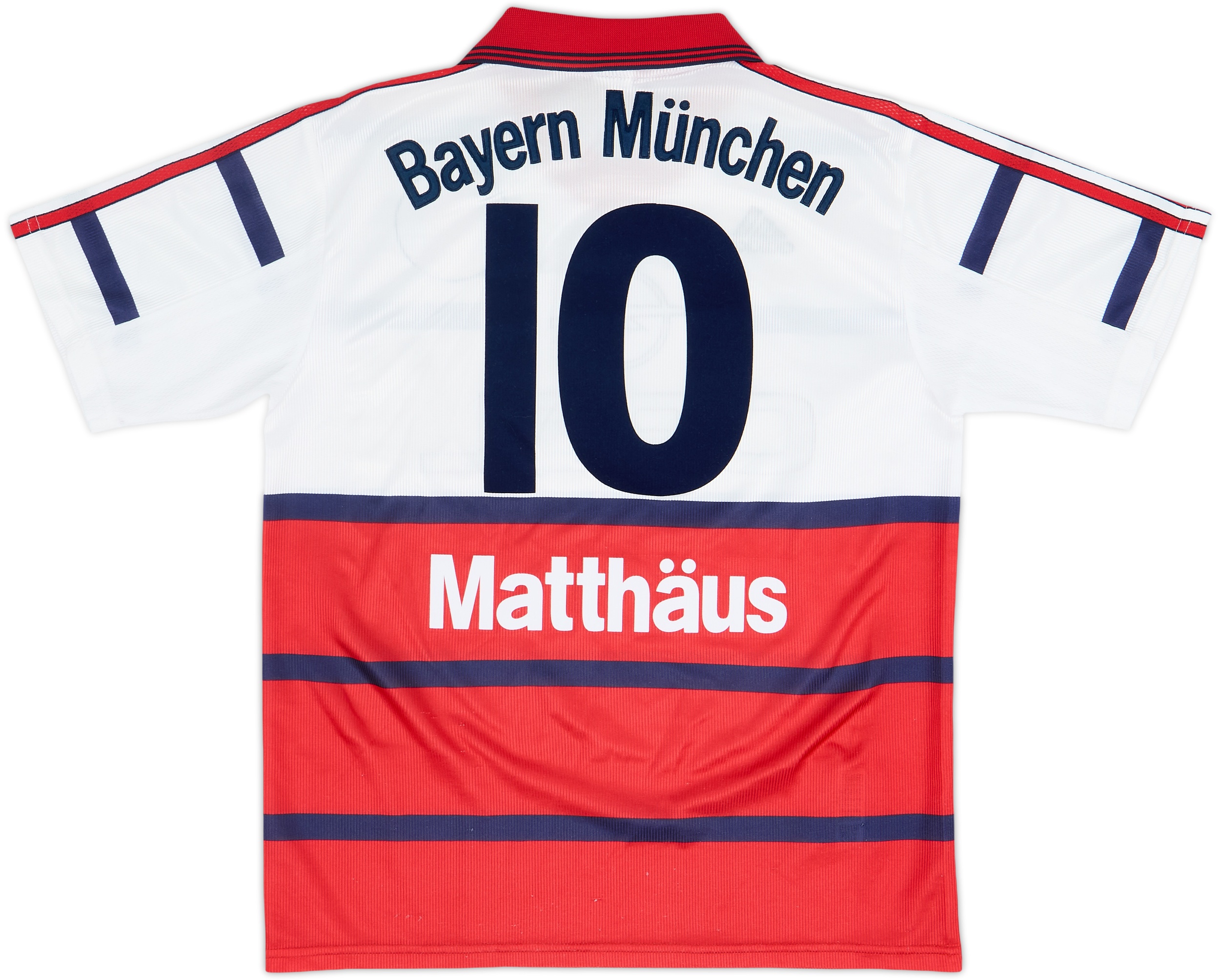 1998-00 Bayern Munich Away Shirt Matthaus #10 - 9/10 - (XL.Boys)