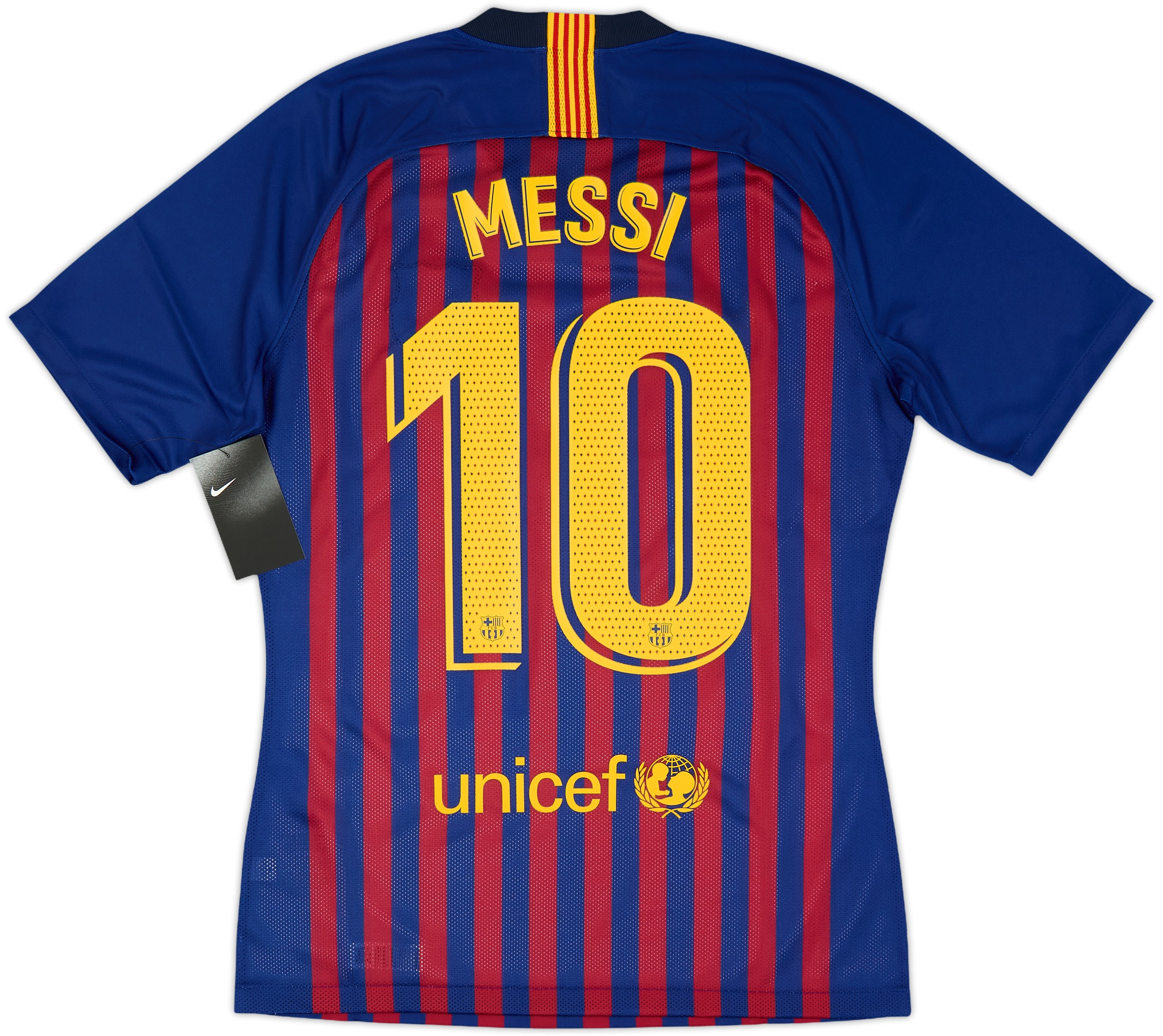 2018-19 Barcelona Authentic Home Shirt Messi #10 (M)