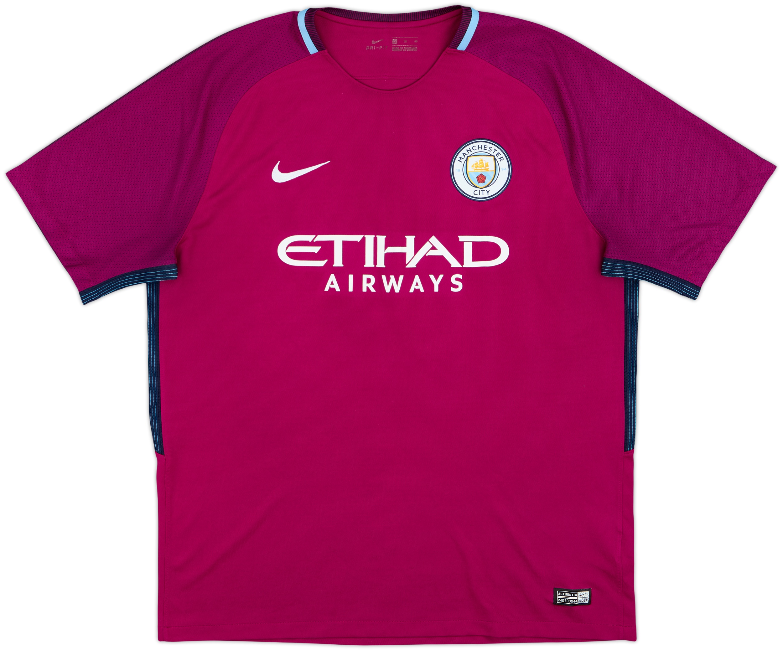 2017-18 Manchester City Away Shirt De Bruyne #17 8/10 (XL)