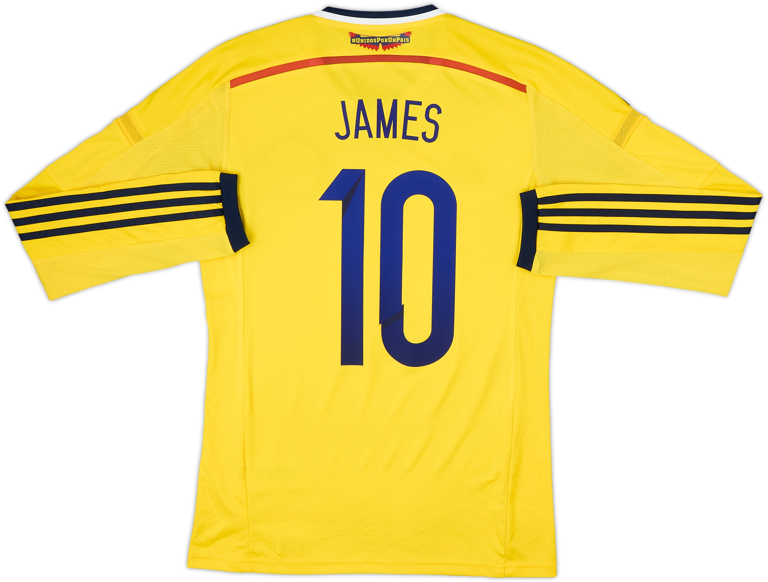 2014-15 Colombia Home L/S Shirt James #10 - 8/10 - (S)