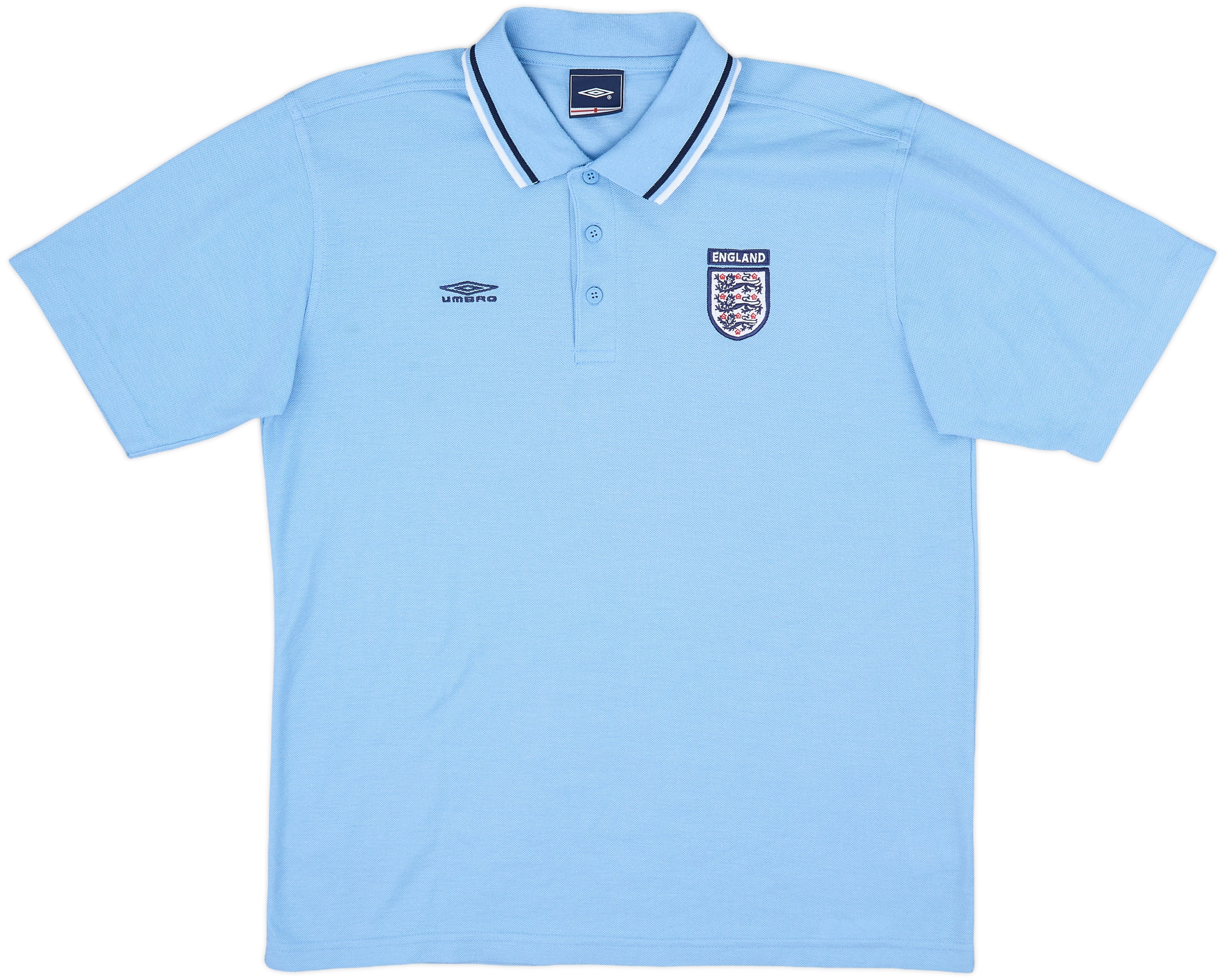 2002-03 England Umbro Polo Shirt - 6/10 - (M)