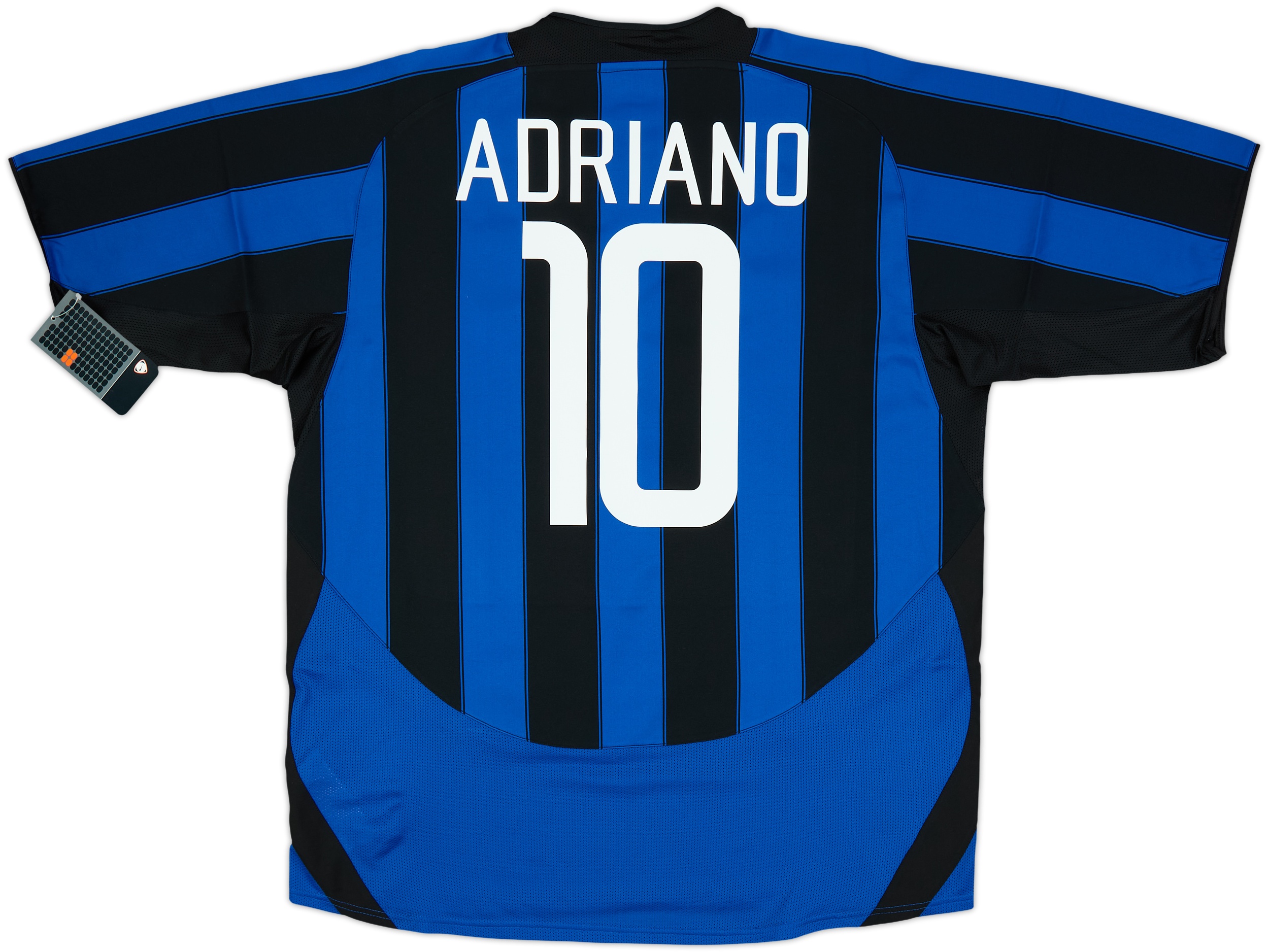2003-04 Inter Milan Player Issue Home Shirt Adriano #10 (XL)