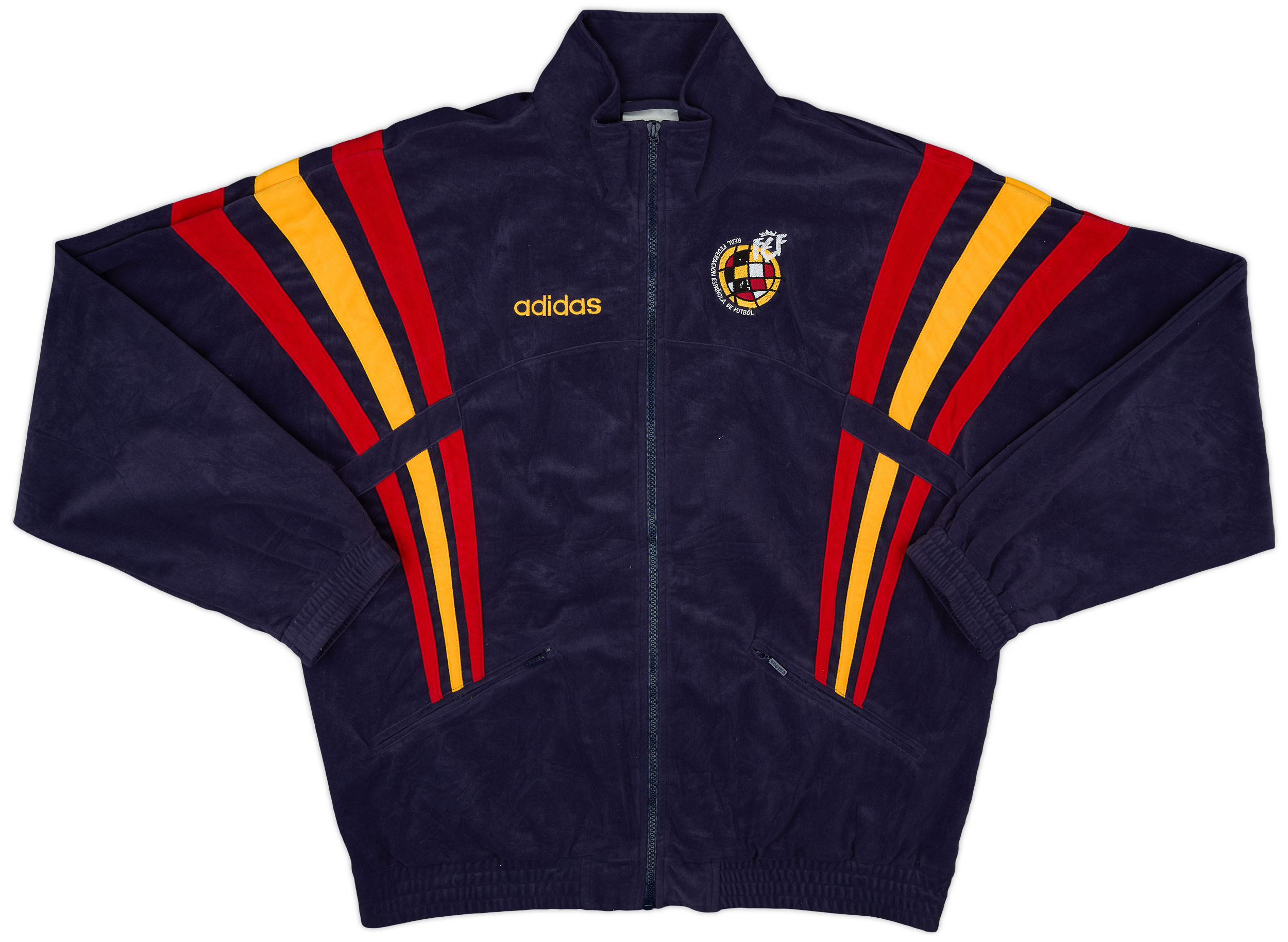 1996-98 Spain adidas Track Jacket - 10/10 - (XL)