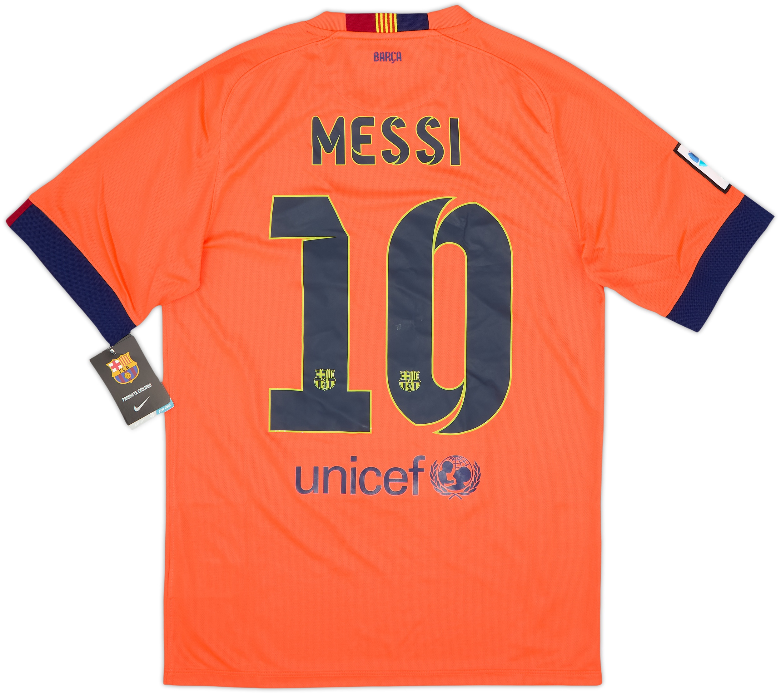 2014-15 Barcelona Away Shirt Messi #10 (S)