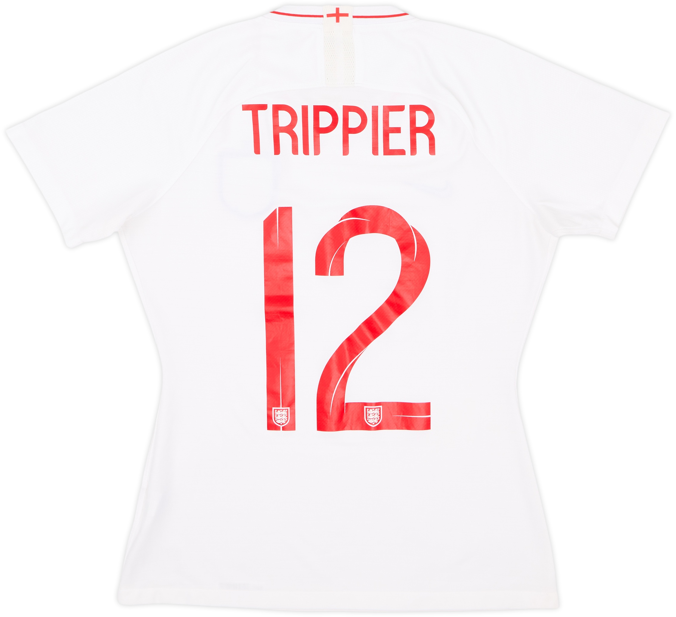 2018-19 England Home Shirt Trippier #12 - 10/10 - (Women's M)