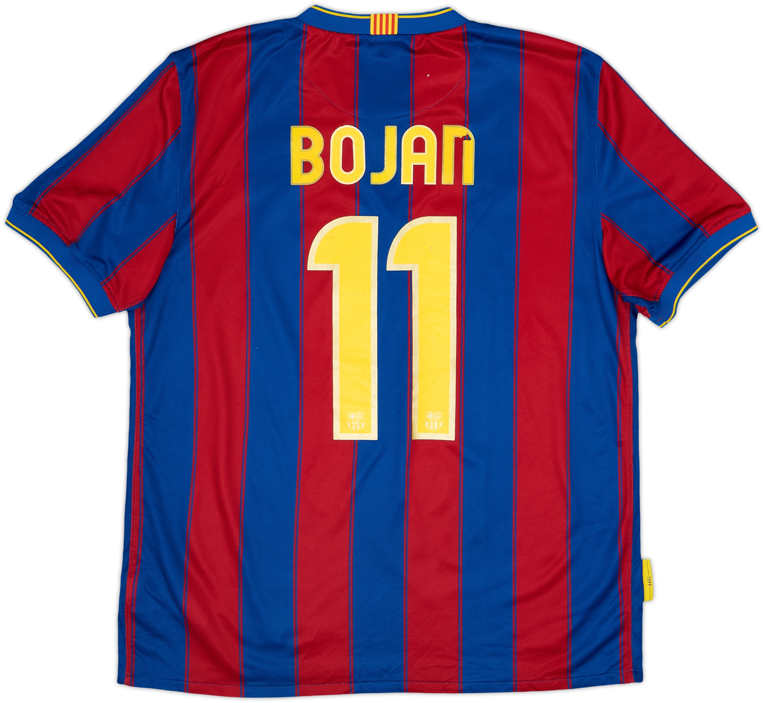 2009-10 Barcelona Home Shirt Bojan #11 - 5/10 - (L)