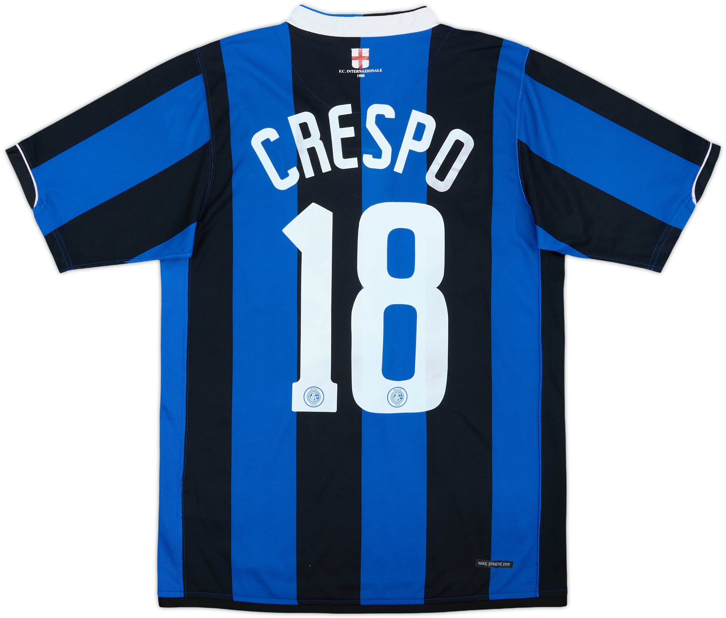 2006-07 Inter Milan Home Shirt Crespo #18 - 8/10 - (S)