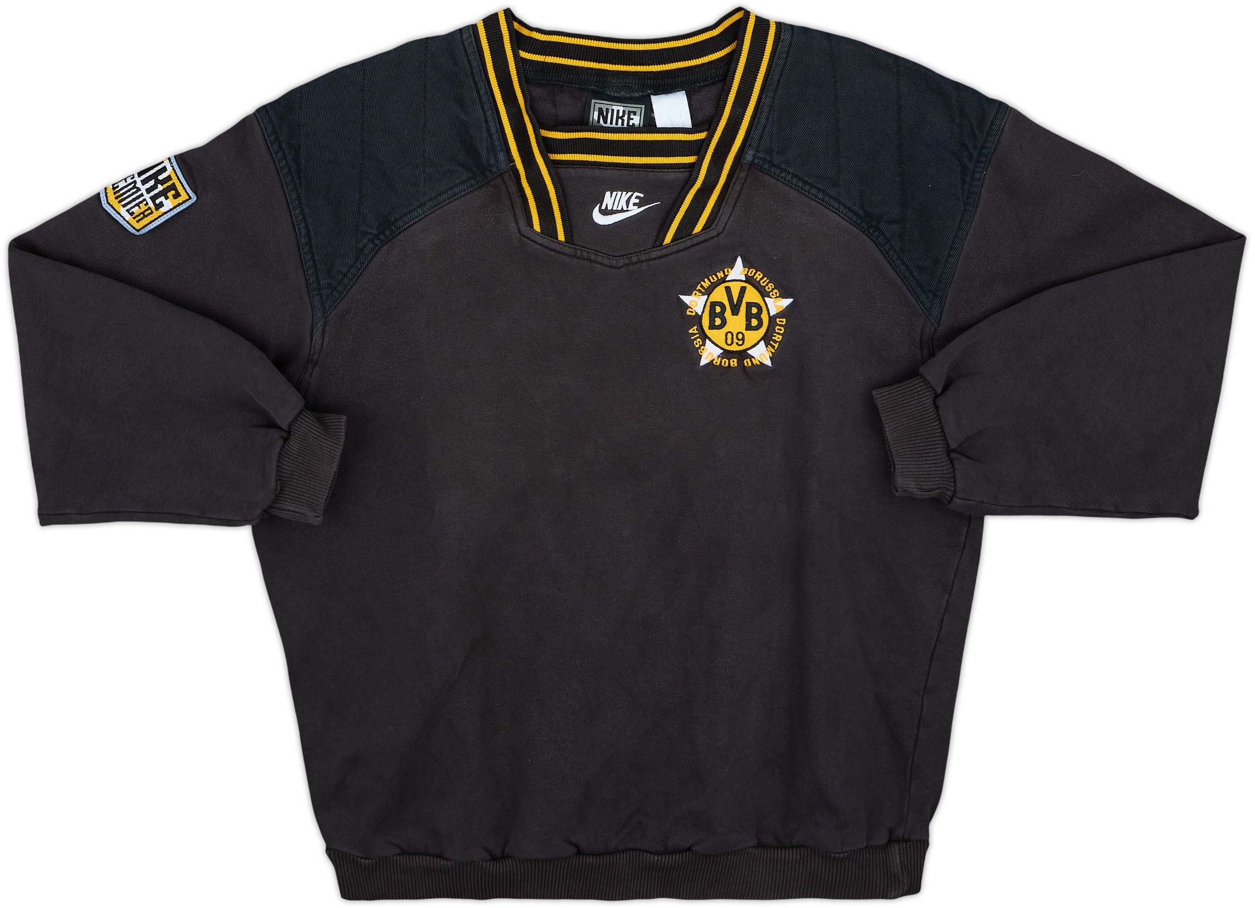 1994-95 Borussia Dortmund Nike Premier Drill Top - 8/10 - (M.Boys)