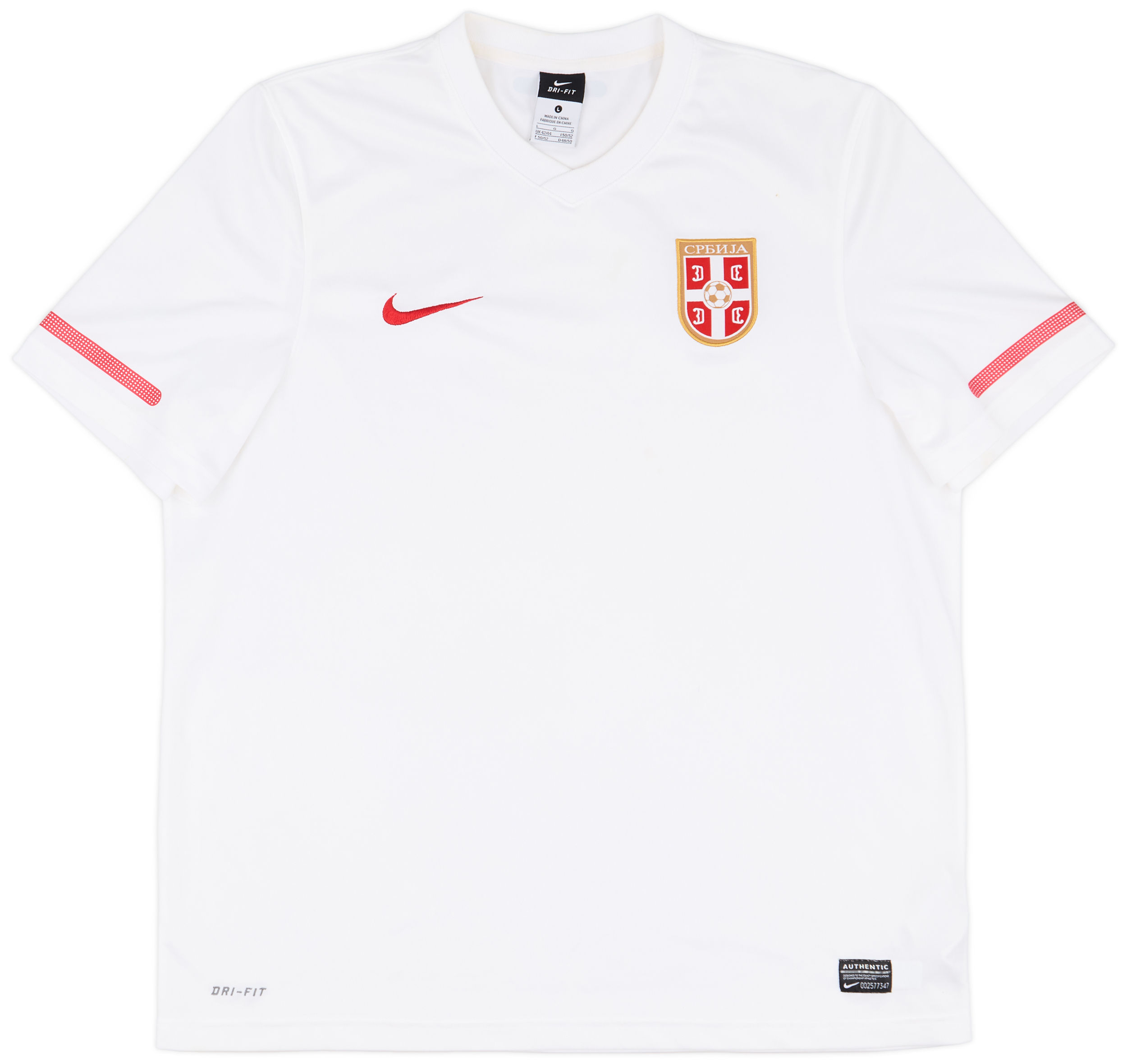 2010-12 Serbia Away Shirt - 7/10 - (L)