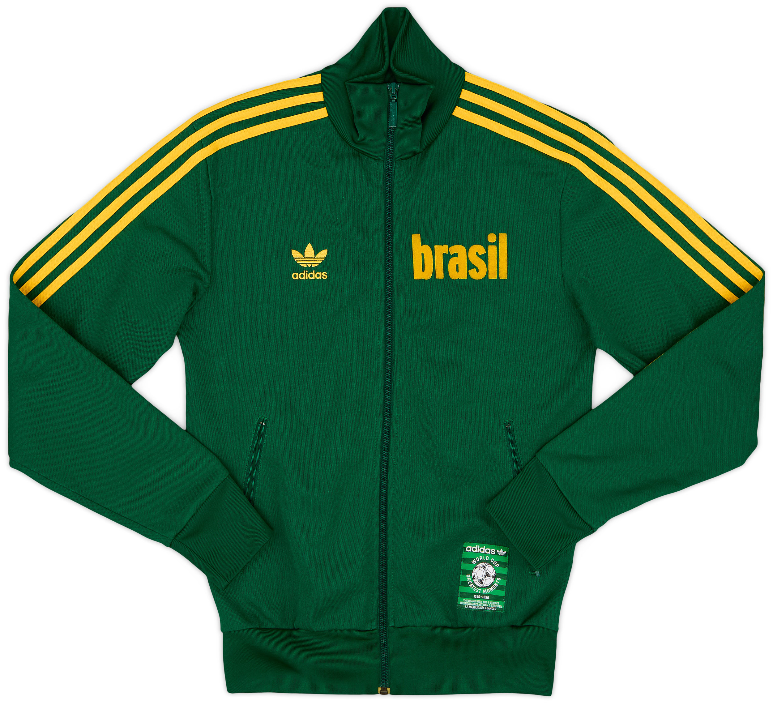 2005-06 Brazil adidas Originals Track Jacket - 9/10 - (XS) 2005-06 Brazil adidas Originals Track Jacket - 9/10 - (XS)