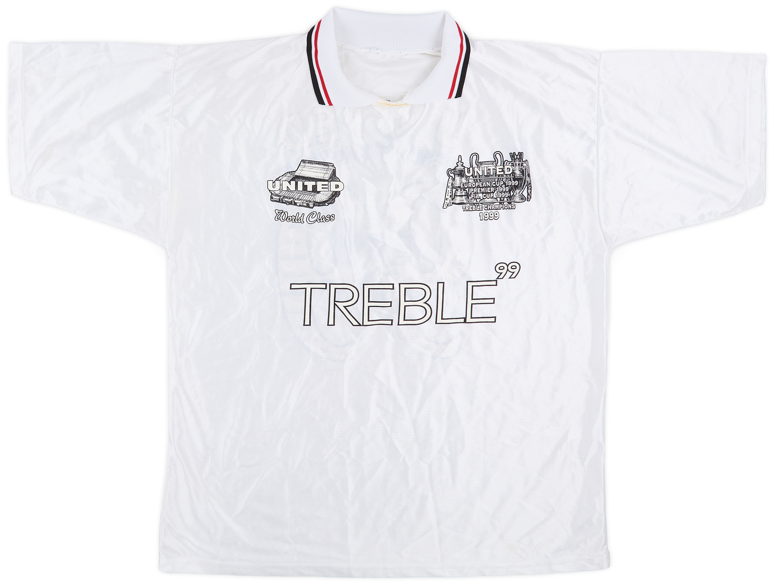 新品 1999 Umbro Manchester United TREBLE T UMBRO Manchester United Jersey UEFA Champions League 1999 1