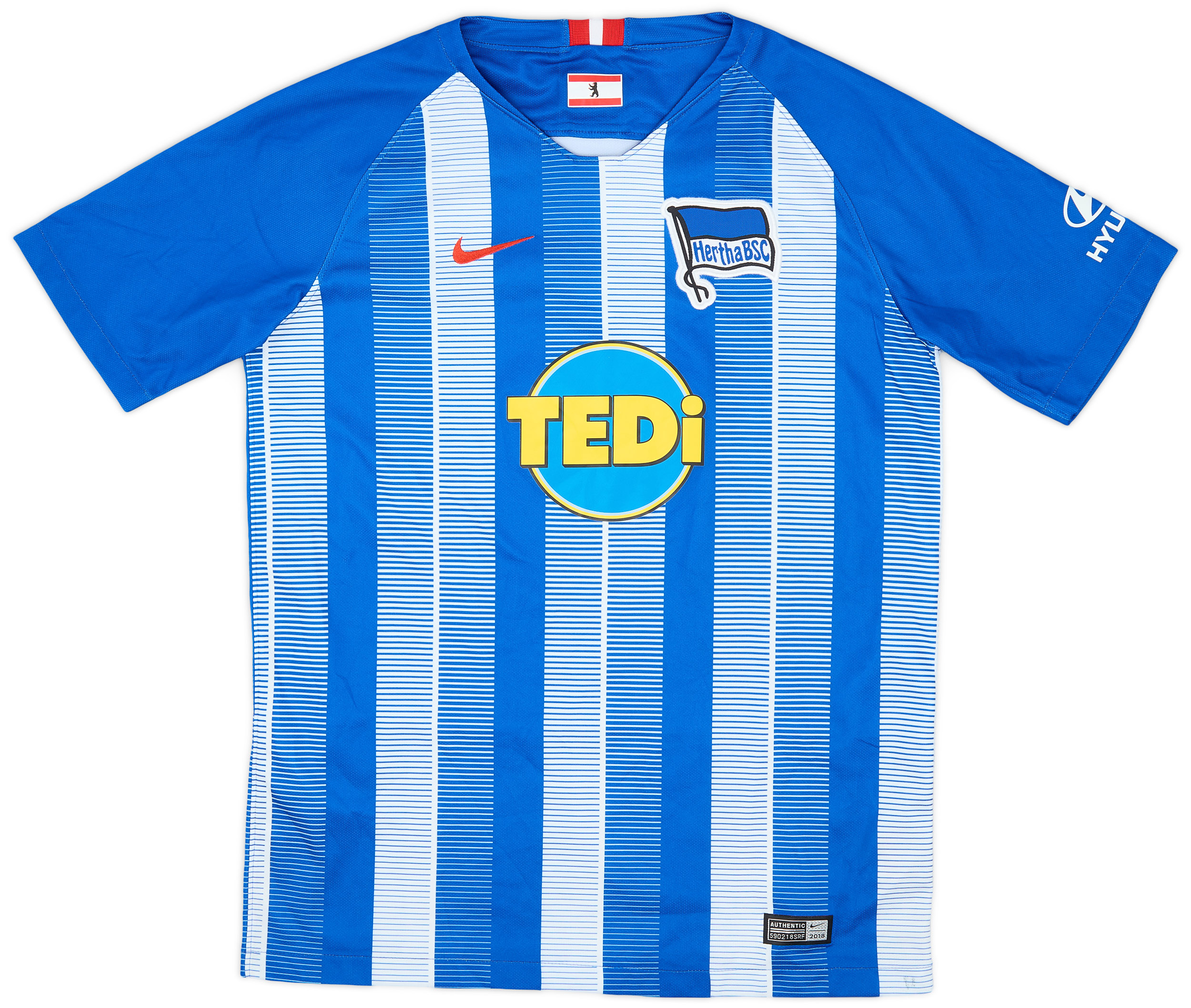 2018-19 Hertha Berlin Home Shirt - 10/10 - (XL.Boys)